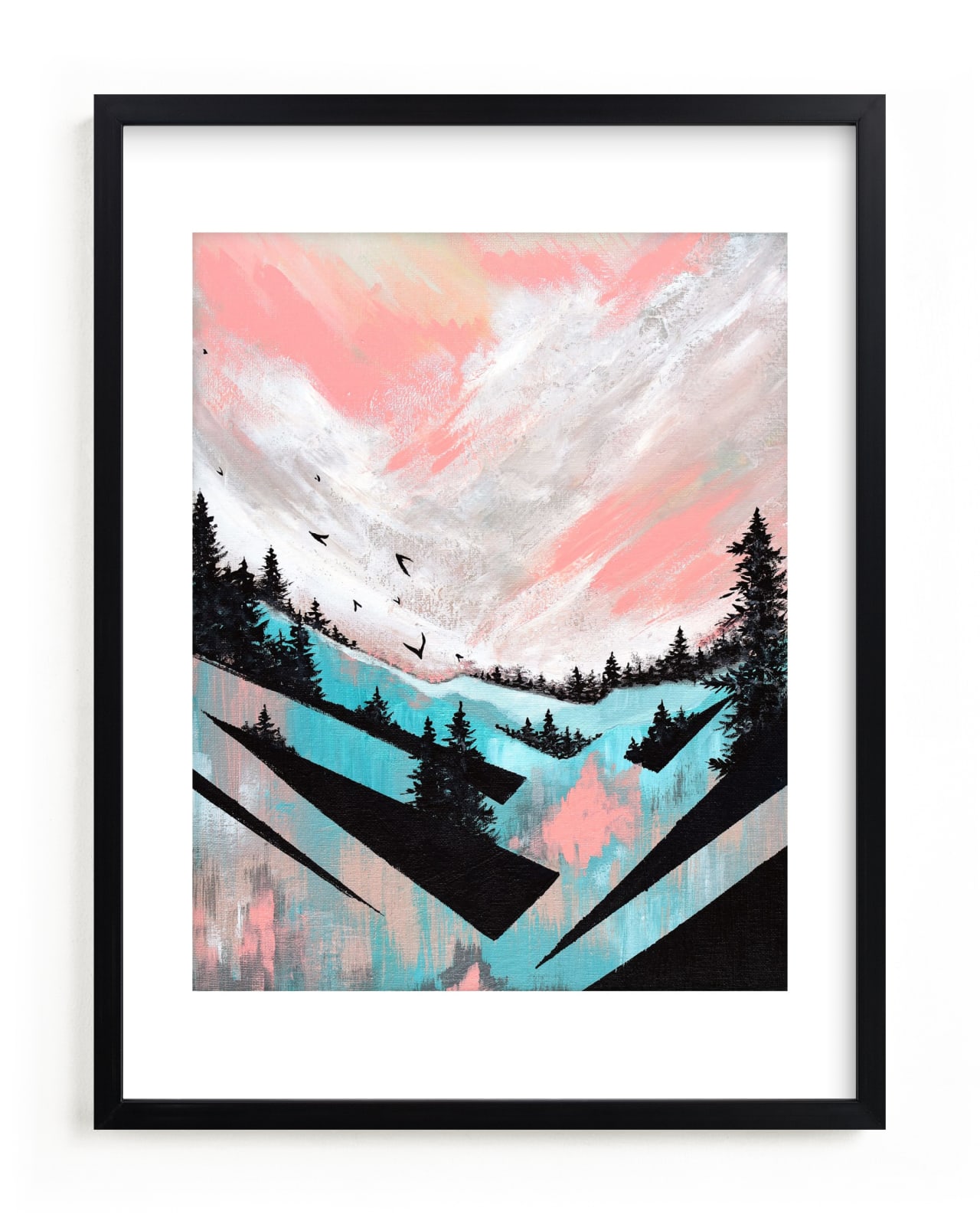 "To The Mountains" - Limited Edition Art Print by Katy Abraham in beautiful frame options and a variety of sizes.