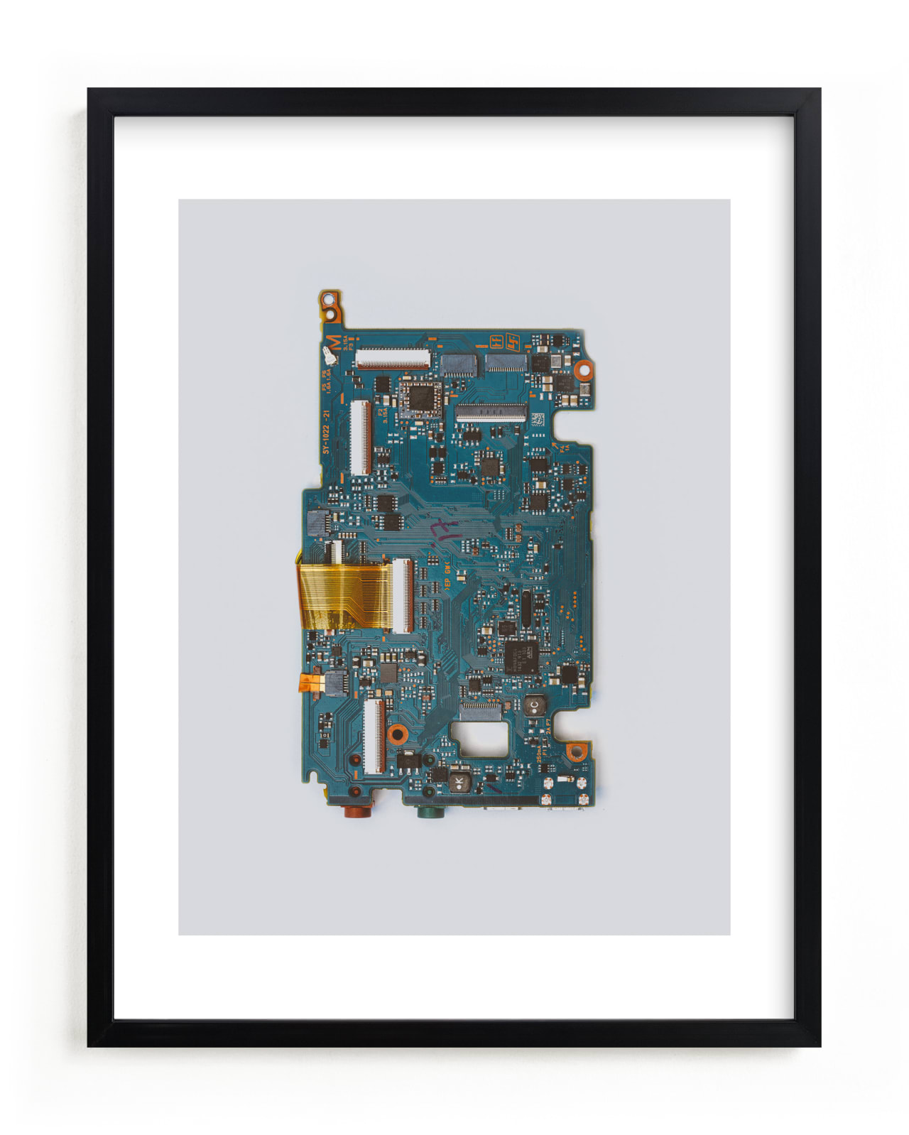 "Circuit Board" - Limited Edition Art Print by Kamala Nahas in beautiful frame options and a variety of sizes.