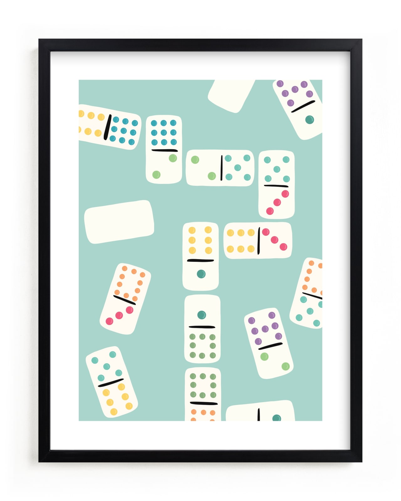 "Playful Pairs" - Limited Edition Art Print by Lauren Jinhee in beautiful frame options and a variety of sizes.