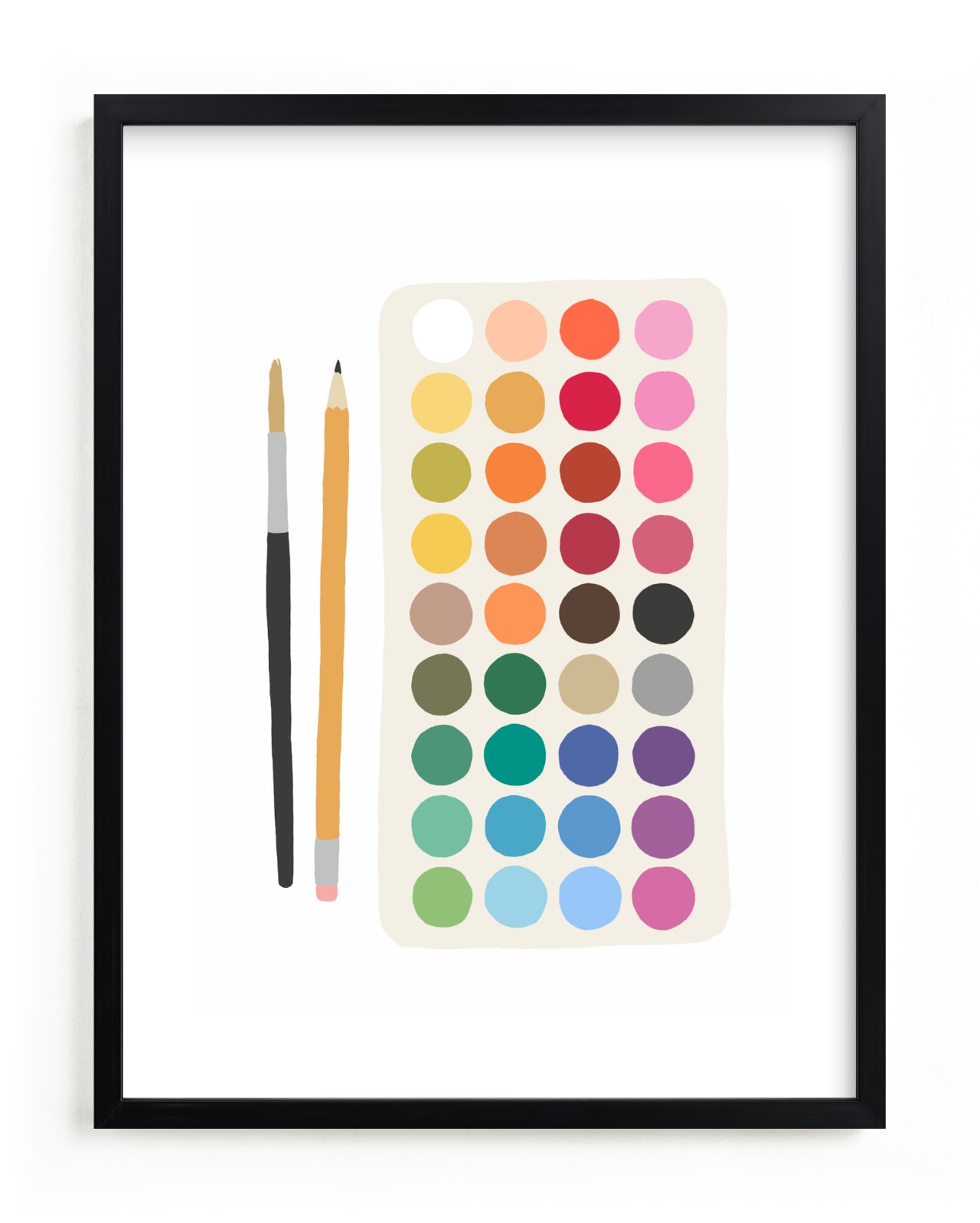 "Art Class" - Limited Edition Art Print by Kelly Ambrose in beautiful frame options and a variety of sizes.