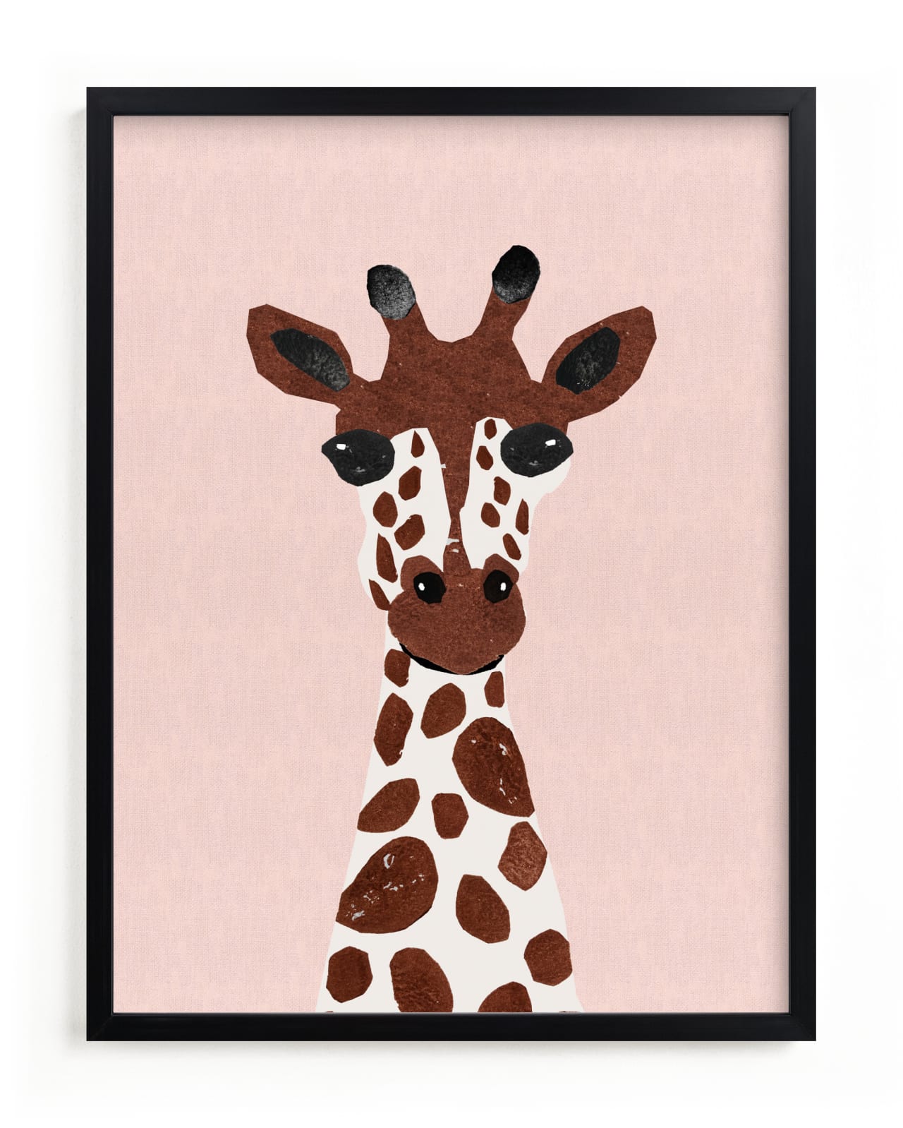 "Look! Giraffe!" - Limited Edition Art Print by Maja Cunningham in beautiful frame options and a variety of sizes.