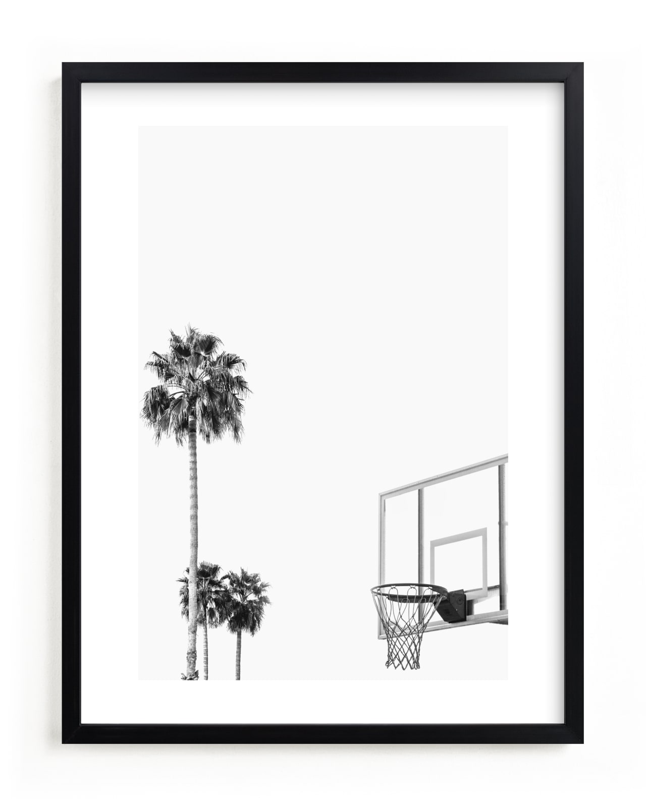 "Hoops and Palms" by Irene Suchocki in beautiful frame options and a variety of sizes.
