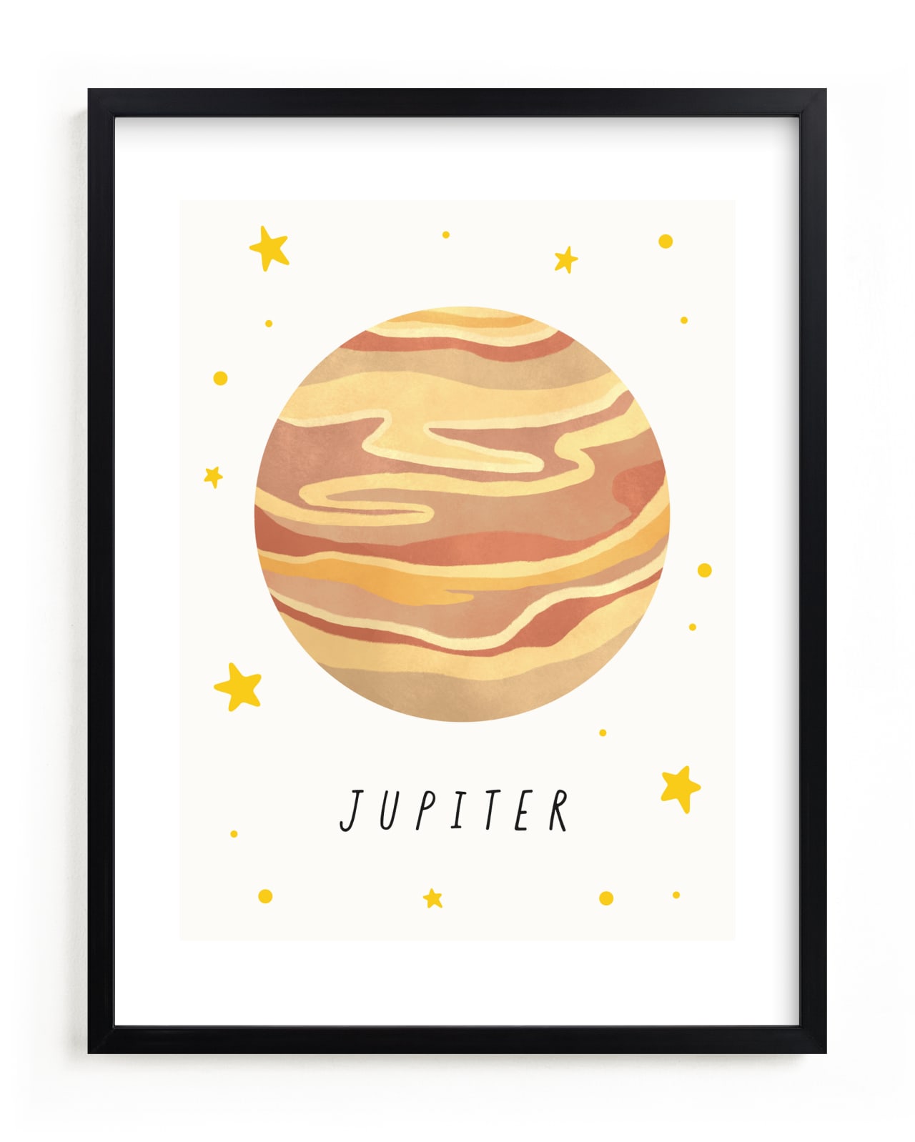 "Solar System III (Jupiter)" by Elly in beautiful frame options and a variety of sizes.