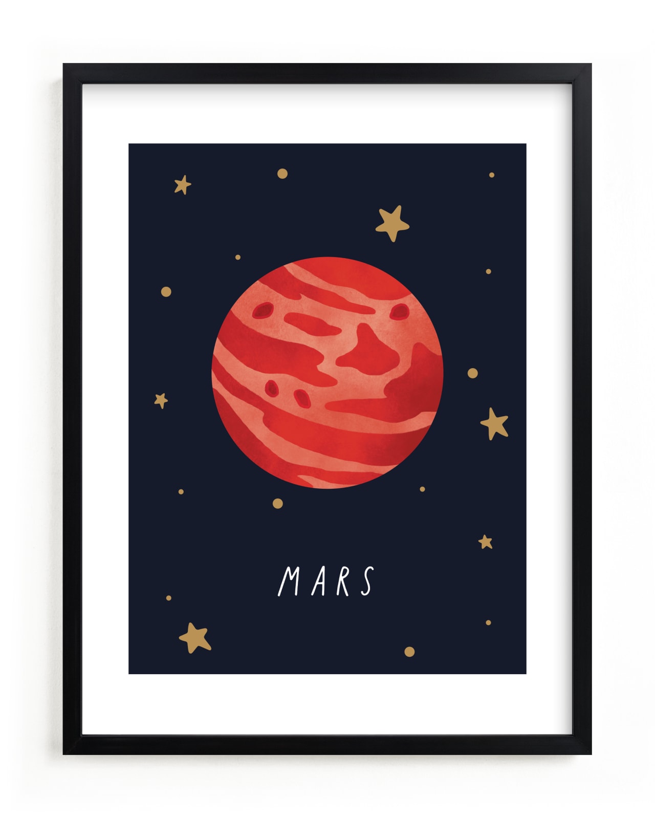 "Solar System VI (Mars)" by Elly in beautiful frame options and a variety of sizes.