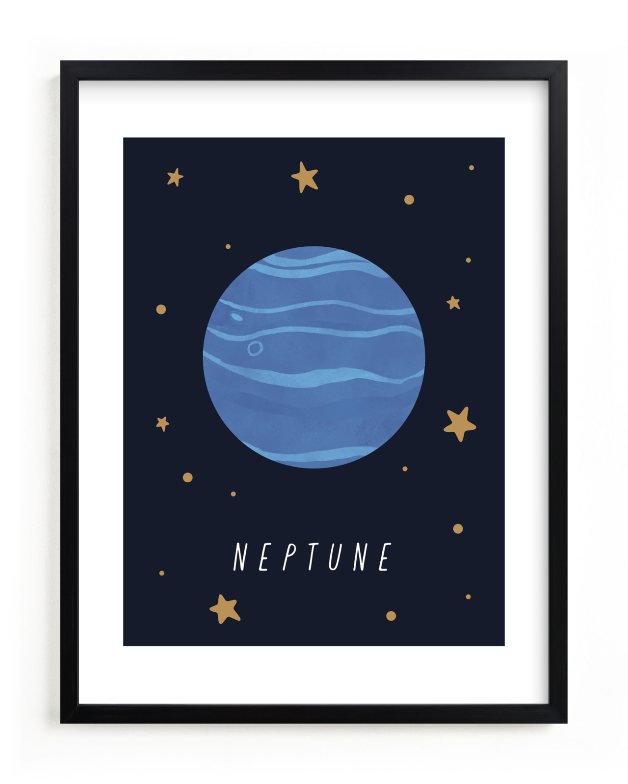 "Solar System V (Neptune)" by Elly in beautiful frame options and a variety of sizes.