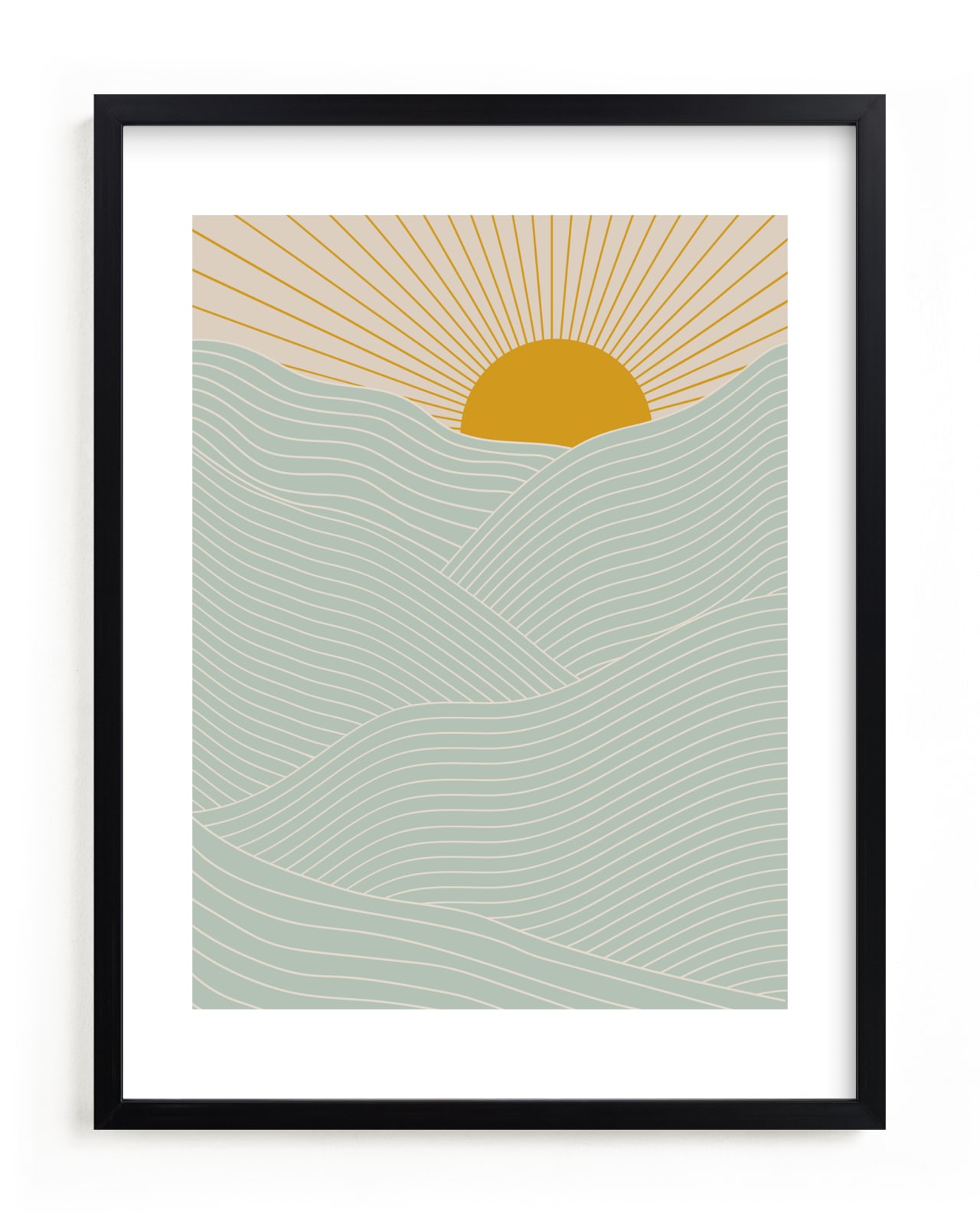 "Sun and Moon I" by Zani van Zyl in beautiful frame options and a variety of sizes.