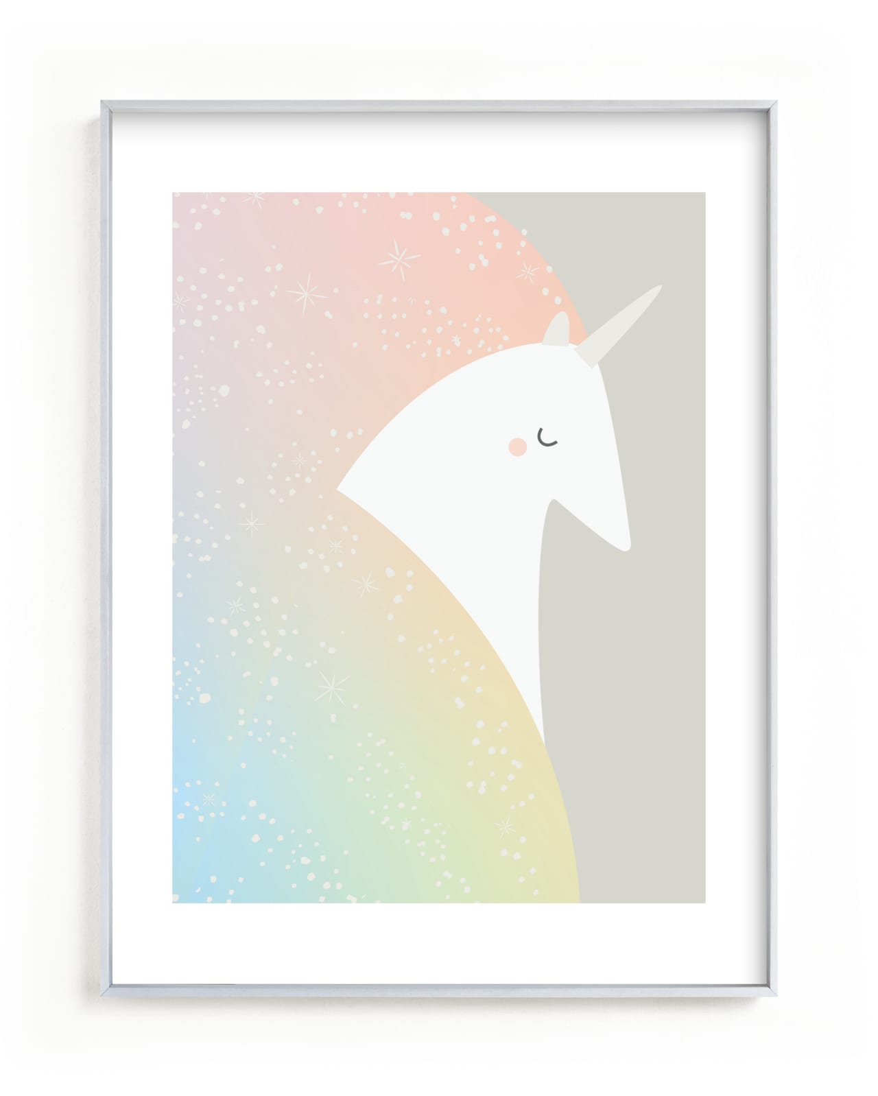 "Unicorn" - Limited Edition Art Print by Lori Wemple in beautiful frame options and a variety of sizes.