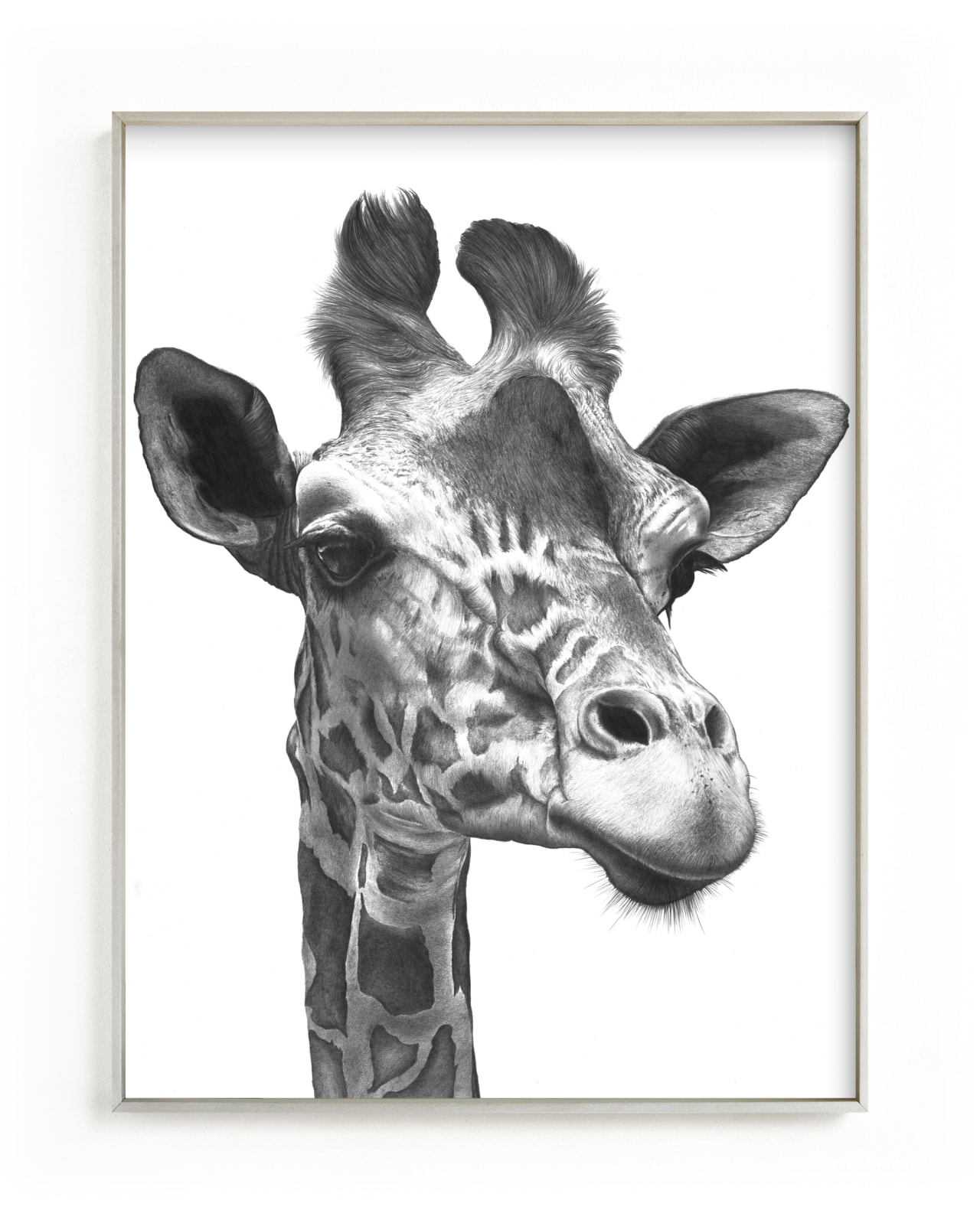 "Giraffe" - Limited Edition Art Print by Jerry Winick in beautiful frame options and a variety of sizes.