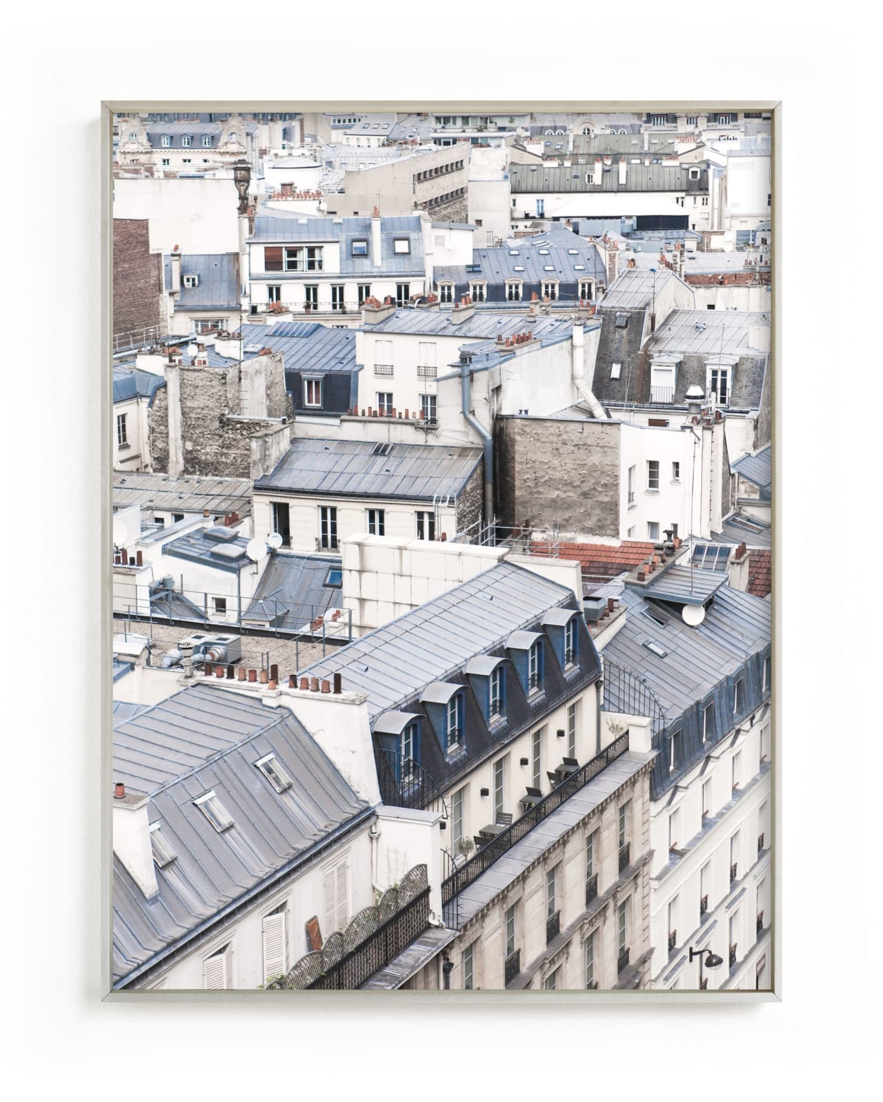 "Dancing Rooftops" - Limited Edition Art Print by Anna Argiropoulos in beautiful frame options and a variety of sizes.