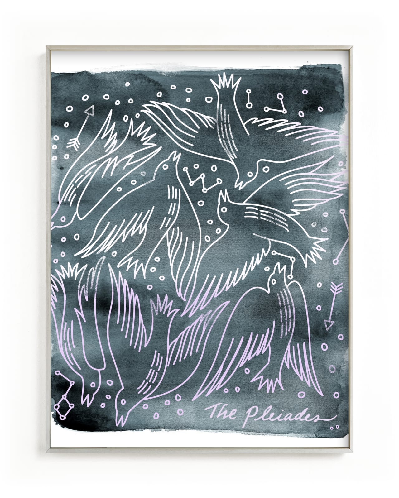 "The Pleiades" - Limited Edition Art Print by Eve Schultz in beautiful frame options and a variety of sizes.