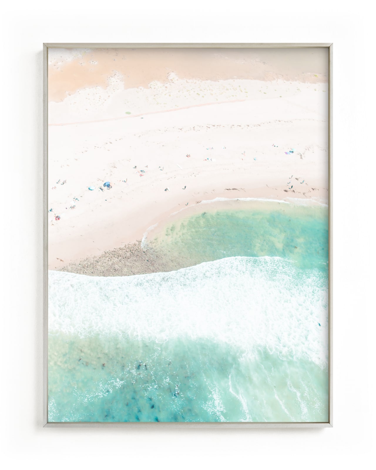 "Wave Shapes" - Open Edition Fine Art Print by Caroline Mint in beautiful frame options and a variety of sizes.