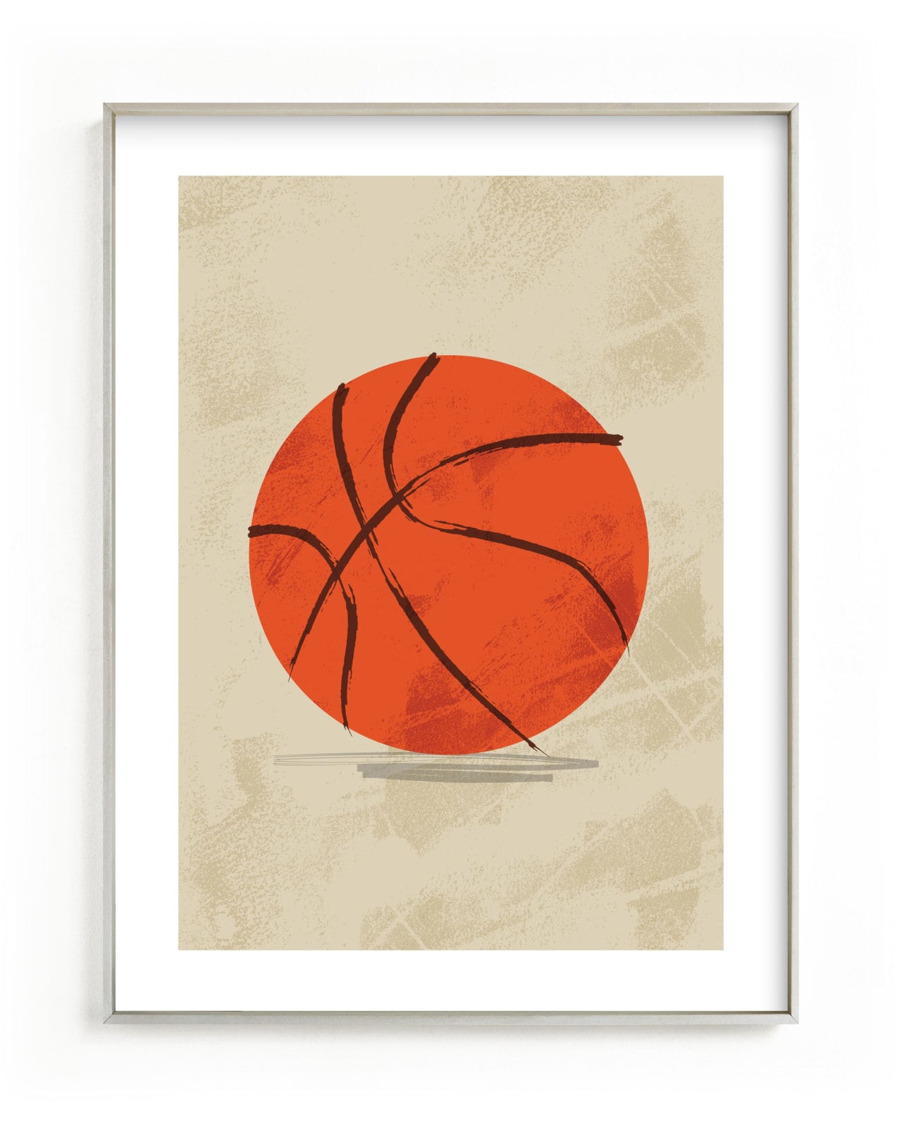 "Let us play basketball" - Limited Edition Art Print by Susanne Kasielke in beautiful frame options and a variety of sizes.