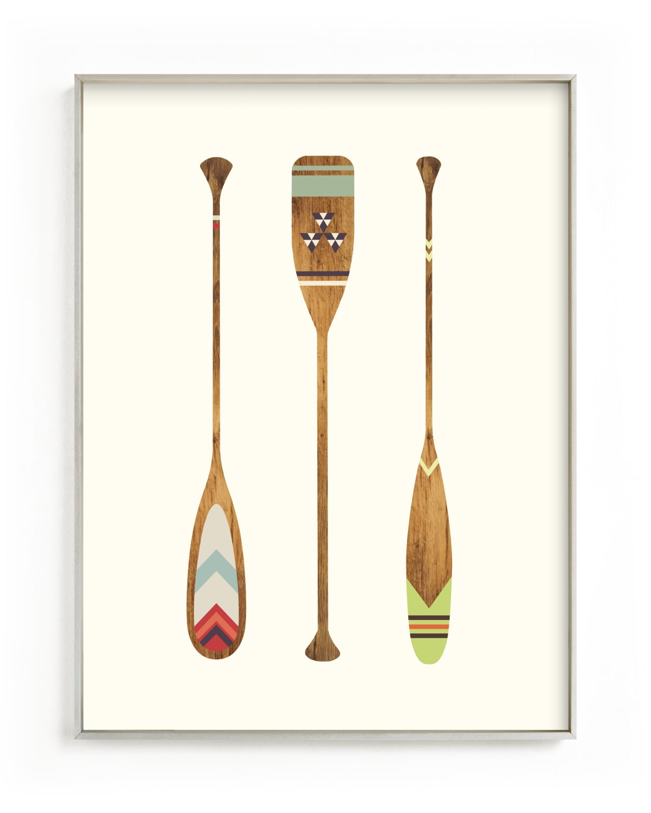"Let's Get Paddles" - Limited Edition Art Print by SUWACHI in beautiful frame options and a variety of sizes.