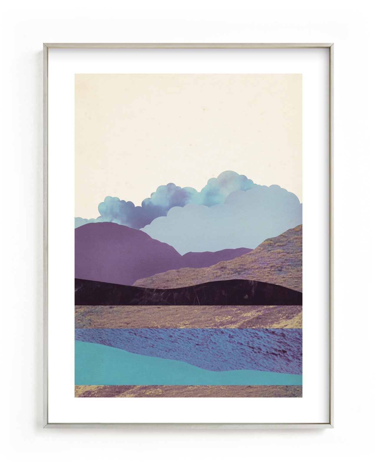 "Peaceful Valley" - Limited Edition Art Print by Field and Sky in beautiful frame options and a variety of sizes.
