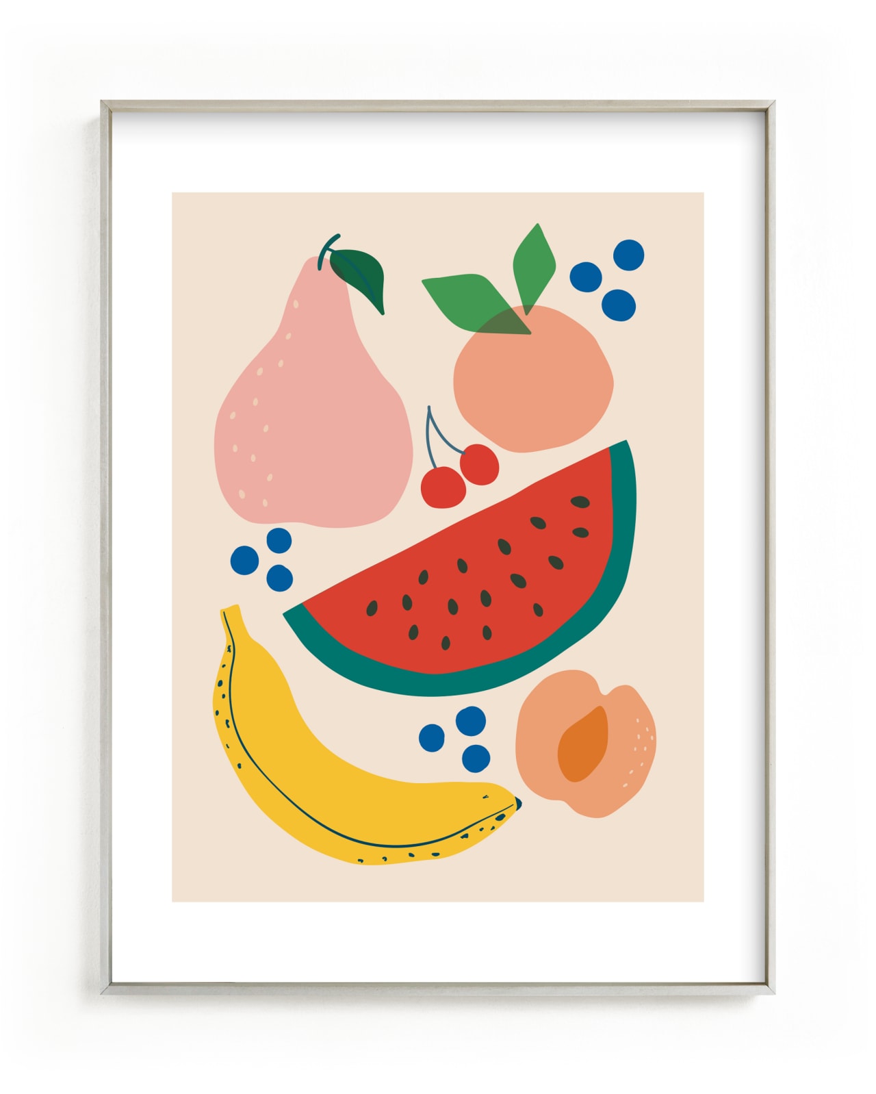 "Fruit Bowl" - Limited Edition Art Print by Vera Lim in beautiful frame options and a variety of sizes.