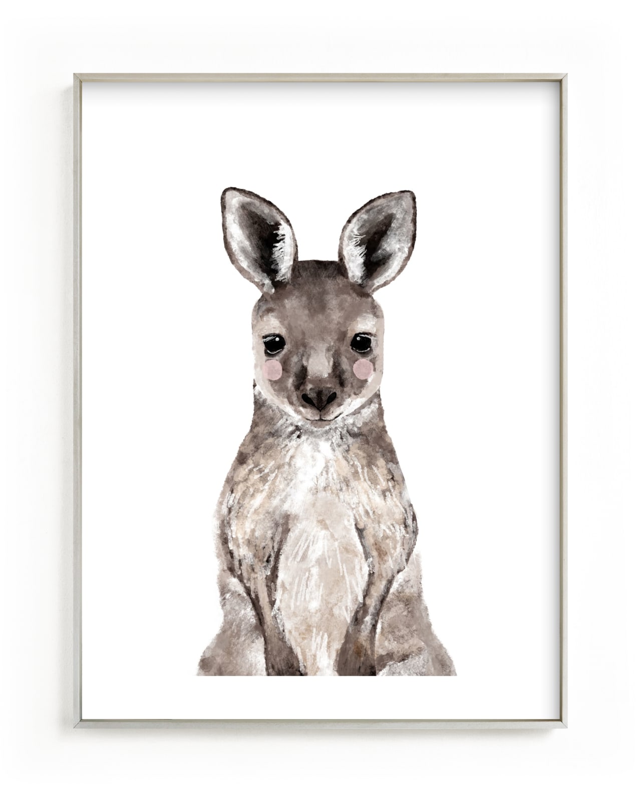 "Baby Kangaroo" by Cass Loh in beautiful frame options and a variety of sizes.