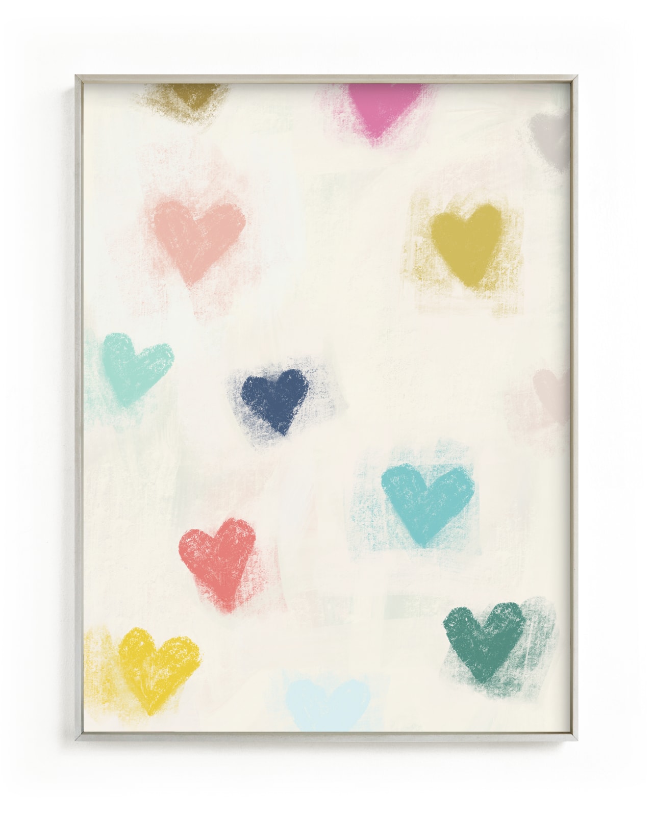 "Our Hearts" by Yaling Hou Suzuki in beautiful frame options and a variety of sizes.