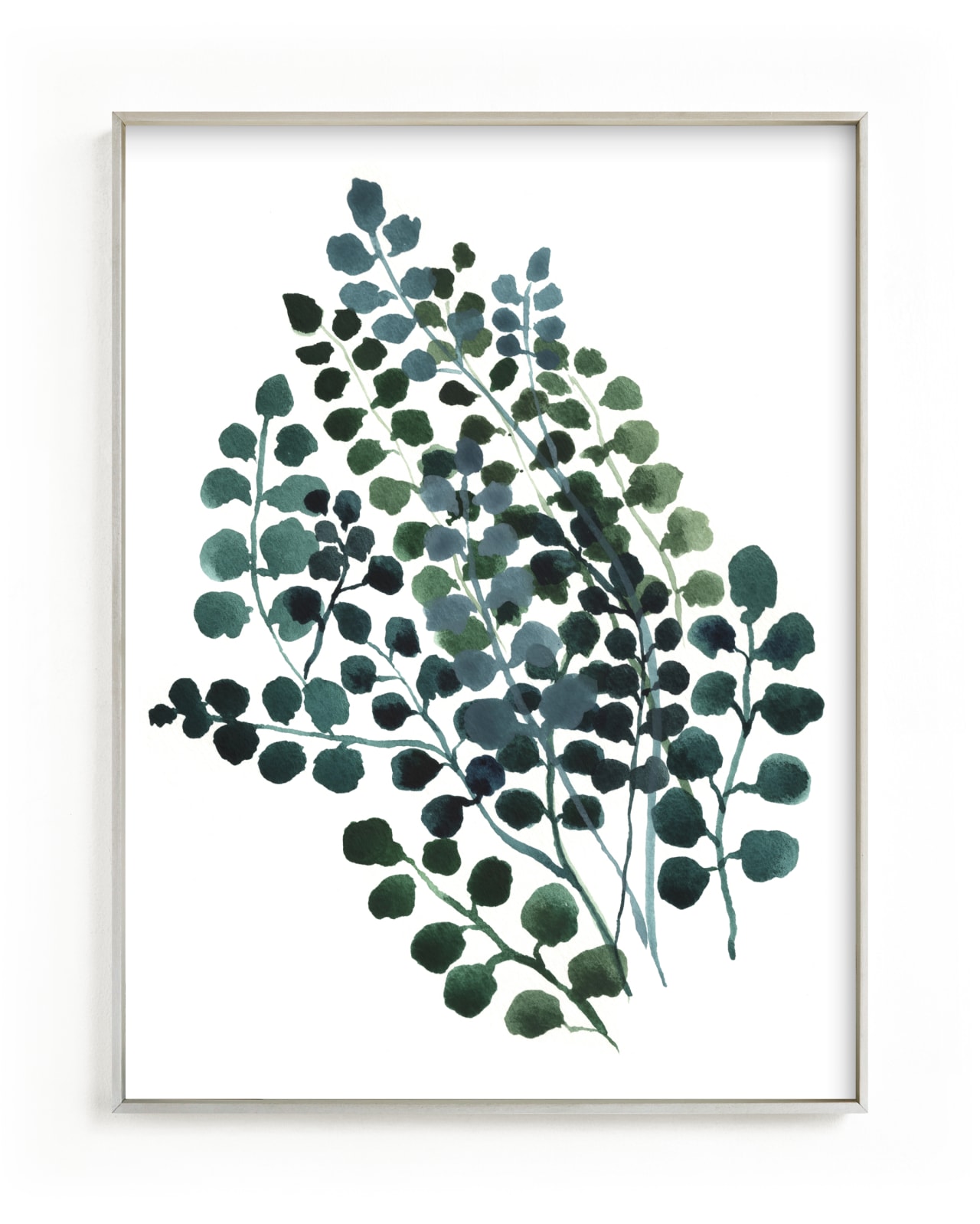 "Watercolor Botanical I Good Mornings" by Aspa Gika in beautiful frame options and a variety of sizes.
