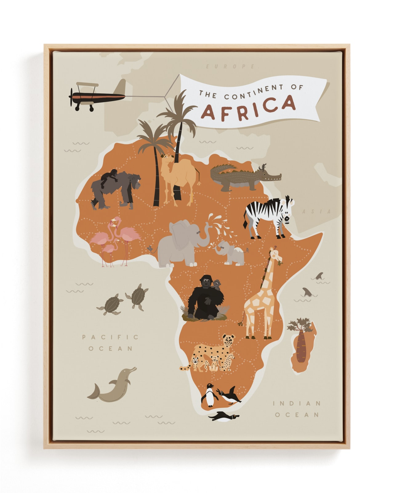 "animals of africa" - Limited Edition Art Print by Kamala Nahas in beautiful frame options and a variety of sizes.