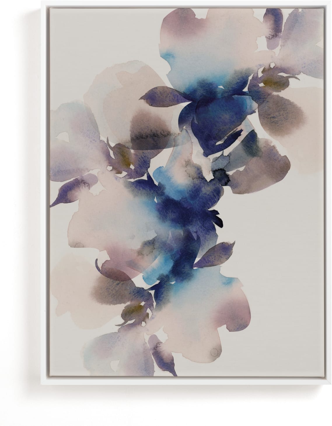 This is a blue art by Lori Wemple called Floral.