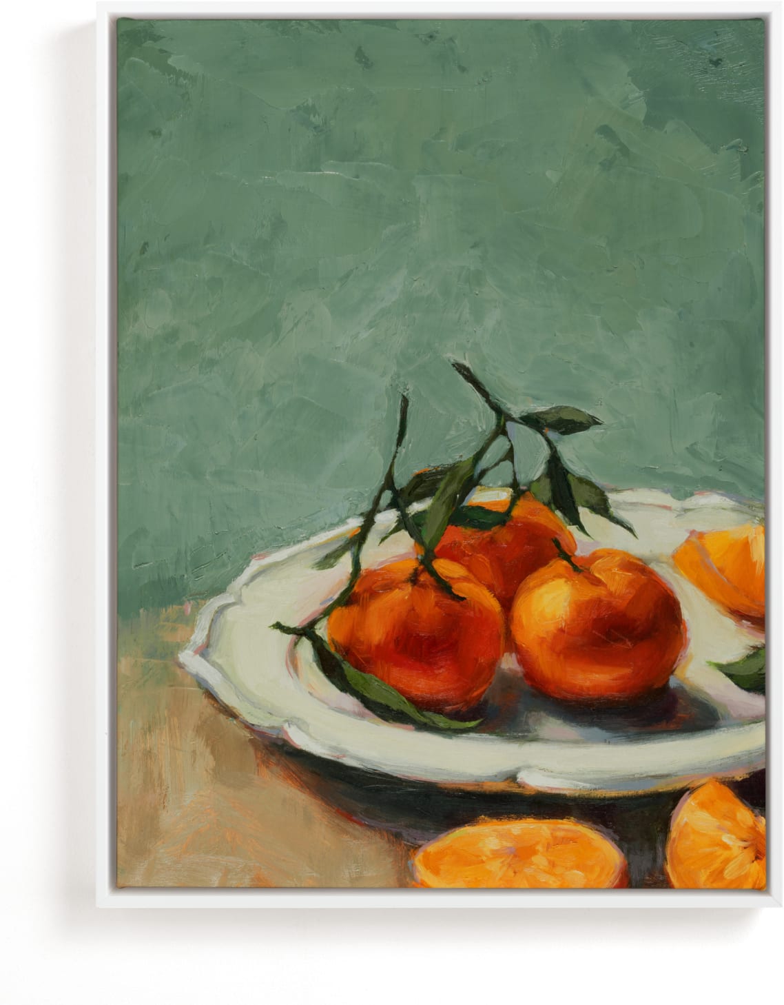 This is a orange art by Wendy Keller called Clementine.