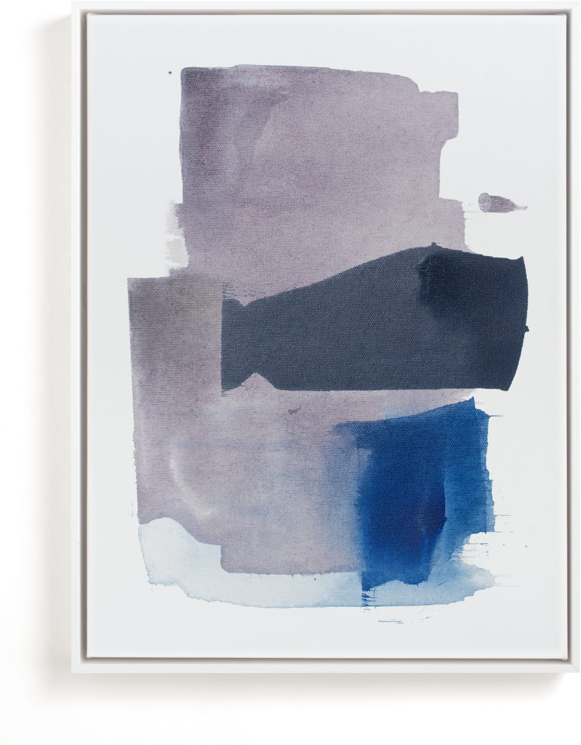 This is a blue art by Julia Contacessi called Pressed No. 3.