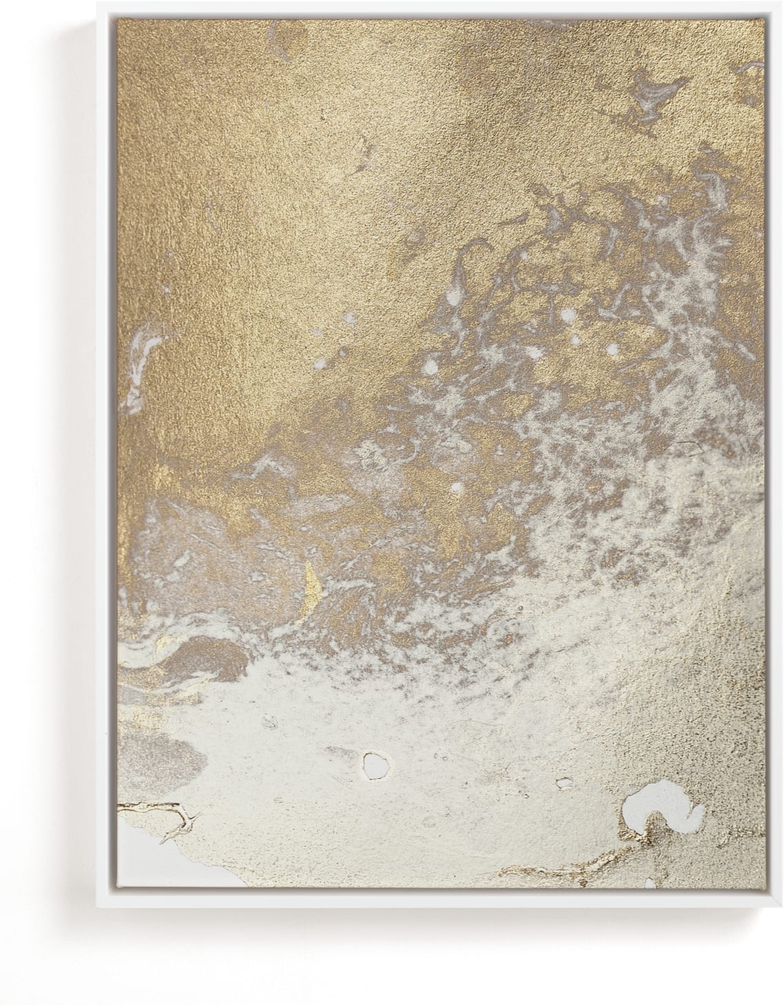This is a beige art by Julia Contacessi called Aurum Sand No. 3.