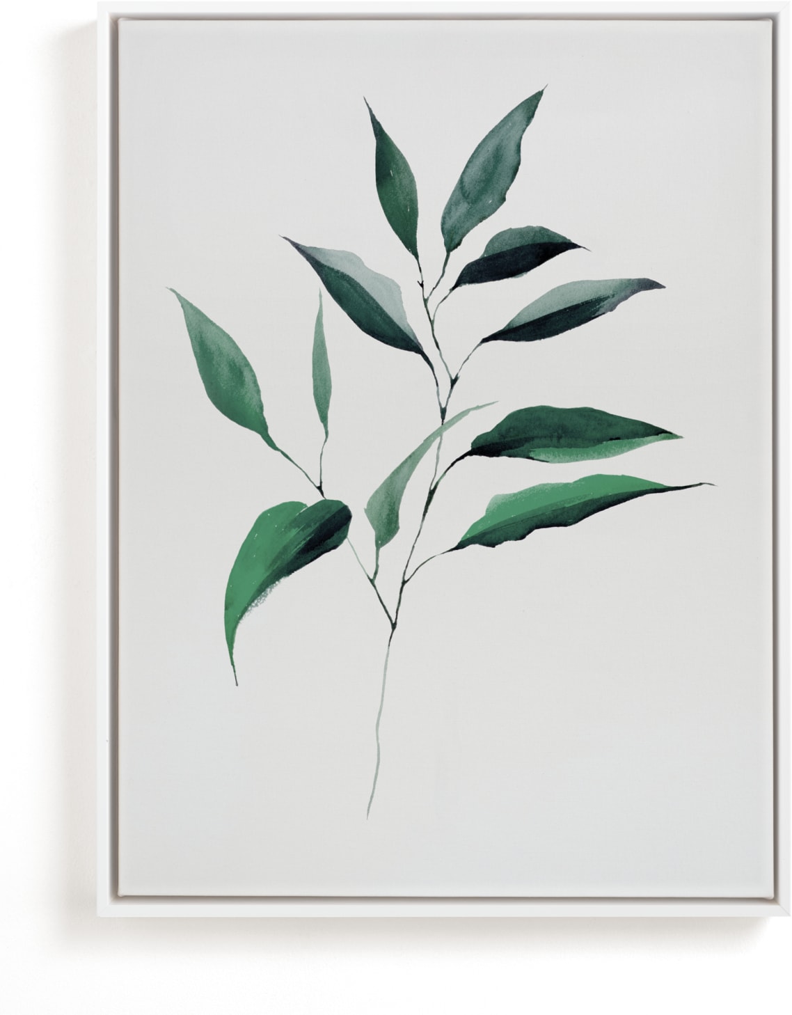This is a ivory, green art by jinseikou called Magnolia Foliage.