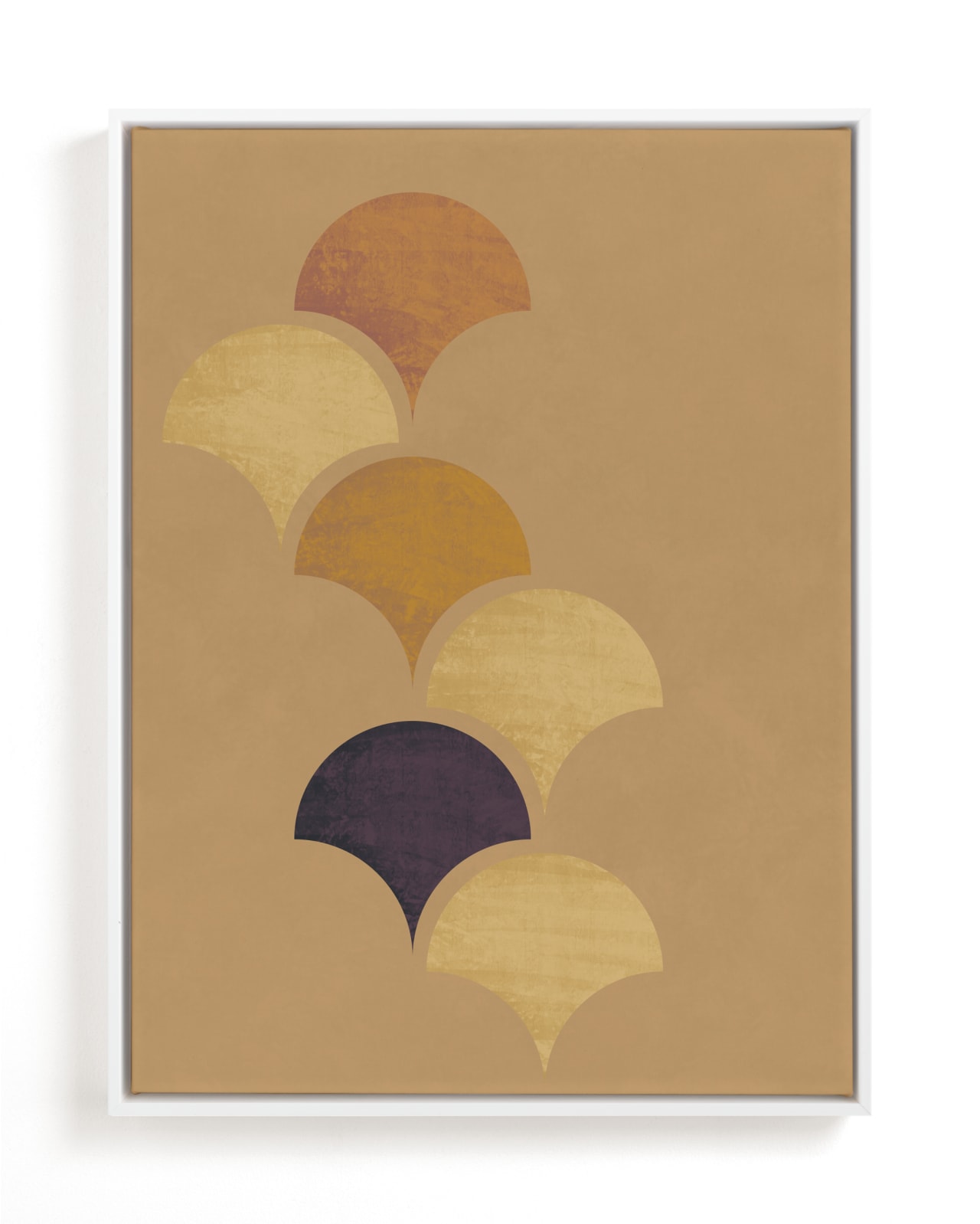 "Ginkgo Leaves" - Limited Edition Art Print by Yohaku Oshima in beautiful frame options and a variety of sizes.