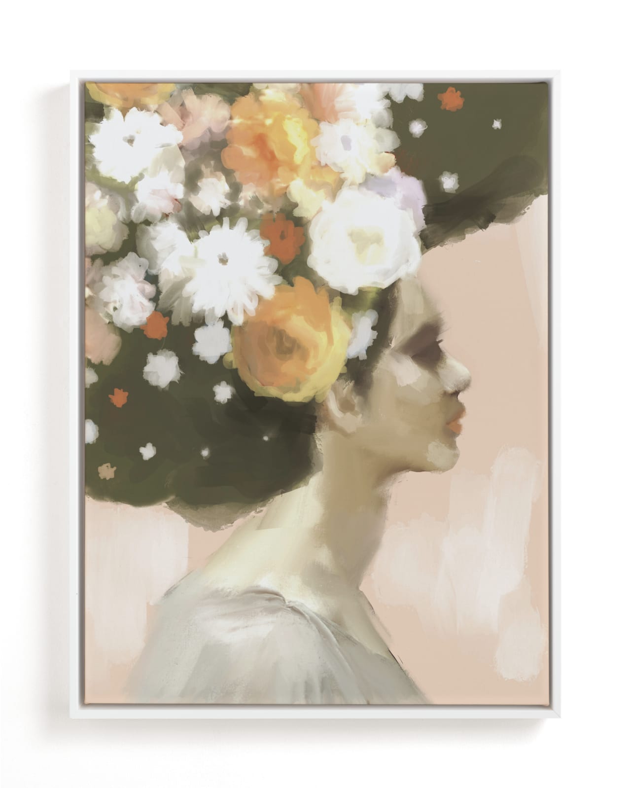 "Flower Power" - Limited Edition Art Print by Hannah Williams in beautiful frame options and a variety of sizes.