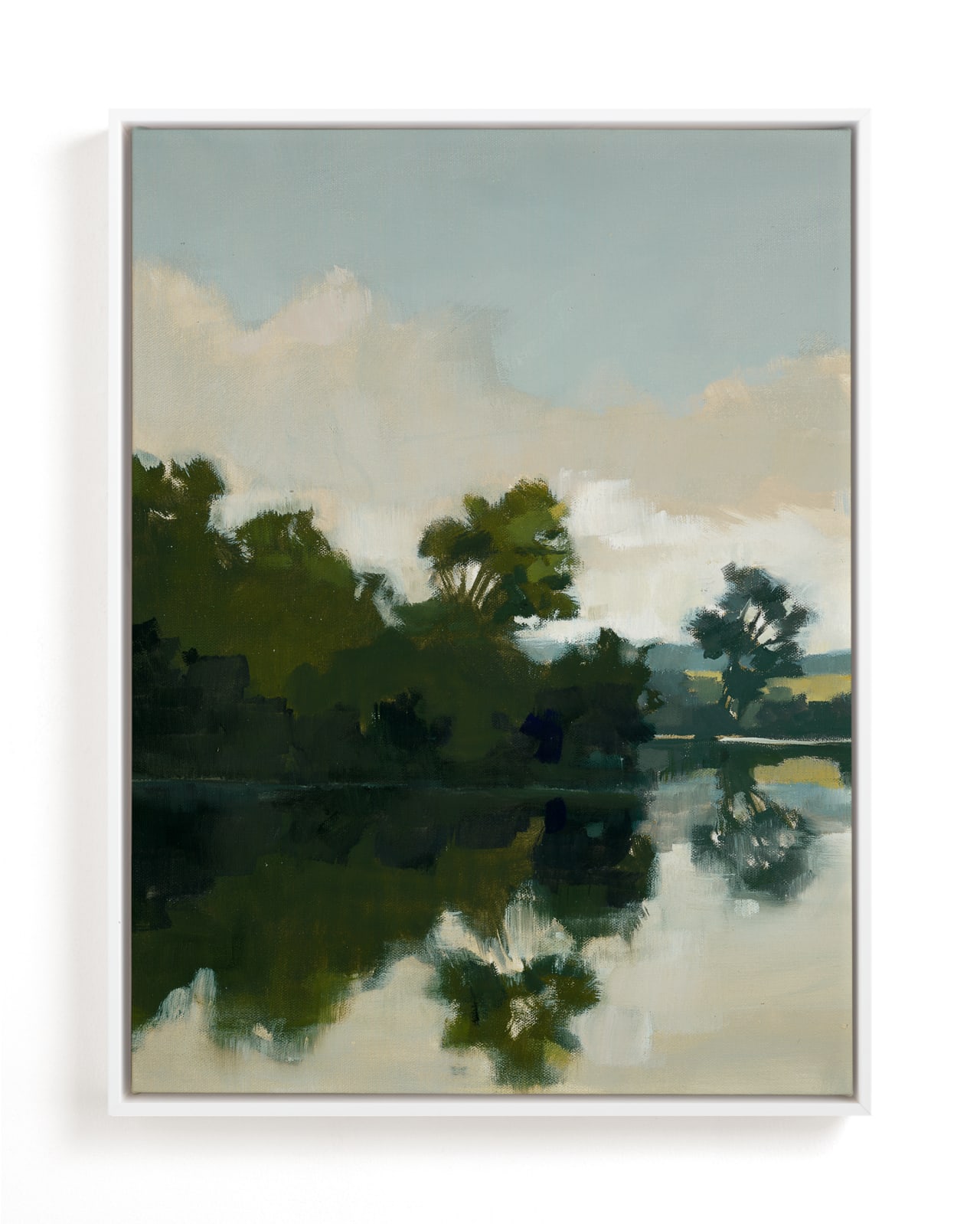 "Tranquil Waters I" - Limited Edition Art Print by Stephanie Goos Johnson in beautiful frame options and a variety of sizes.