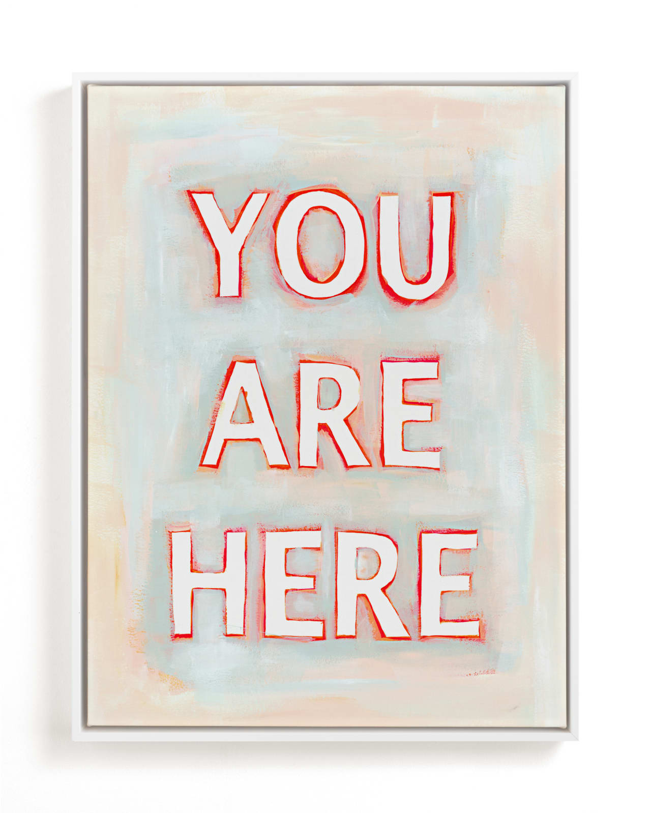 "You are Here" - Limited Edition Art Print by Karyn Denten in beautiful frame options and a variety of sizes.