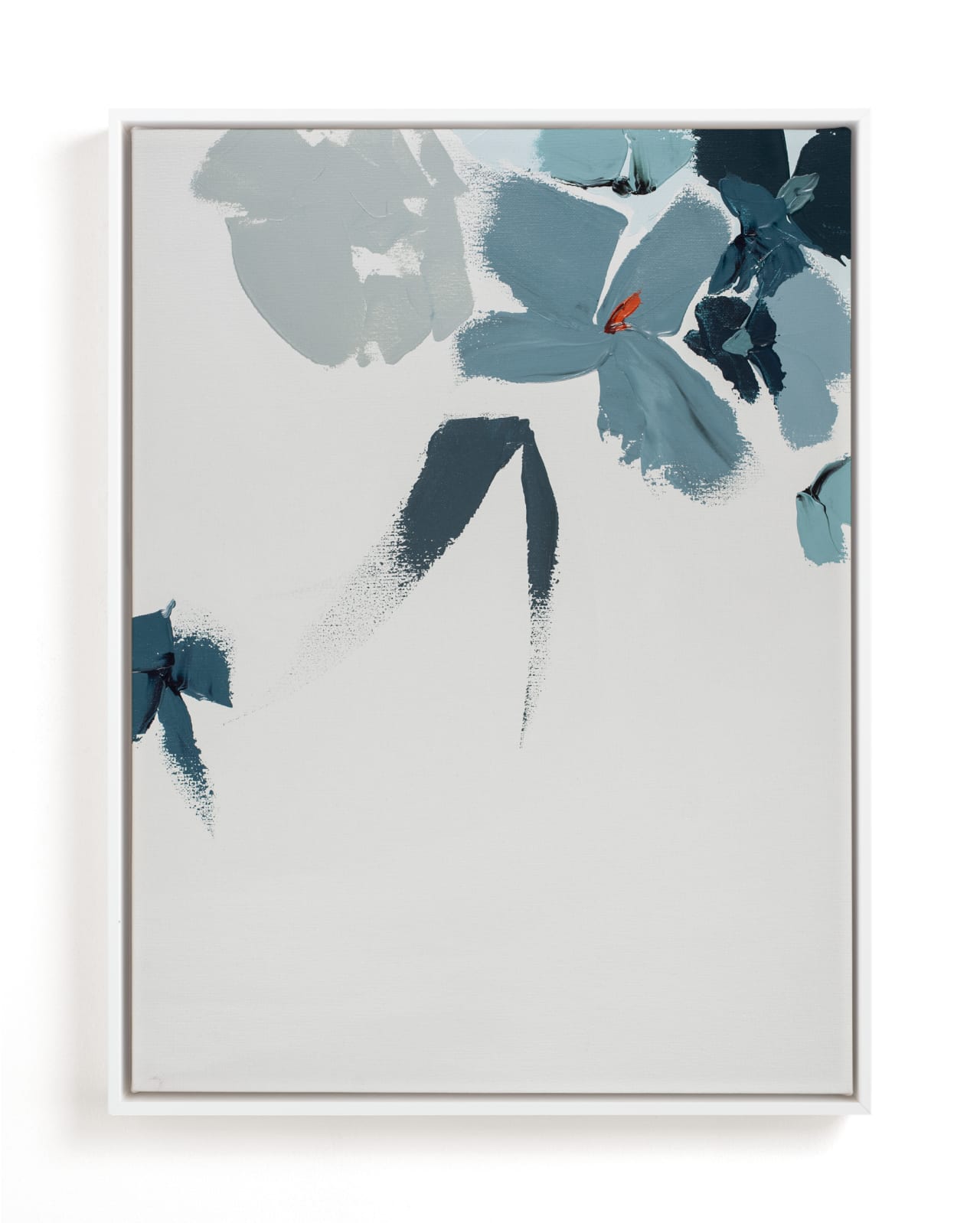 "Blue Garden Diptych II" - Limited Edition Art Print by Caryn Owen in beautiful frame options and a variety of sizes.