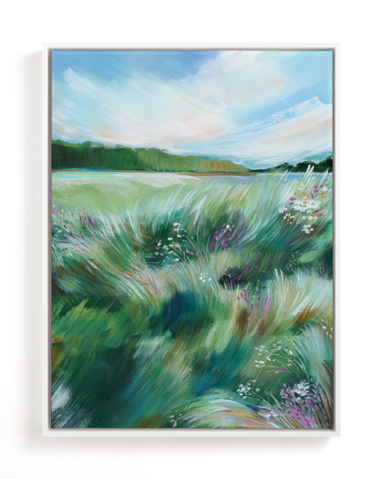"Those Soft Summer Breezes" - Limited Edition Art Print by AlisonJerry in beautiful frame options and a variety of sizes.