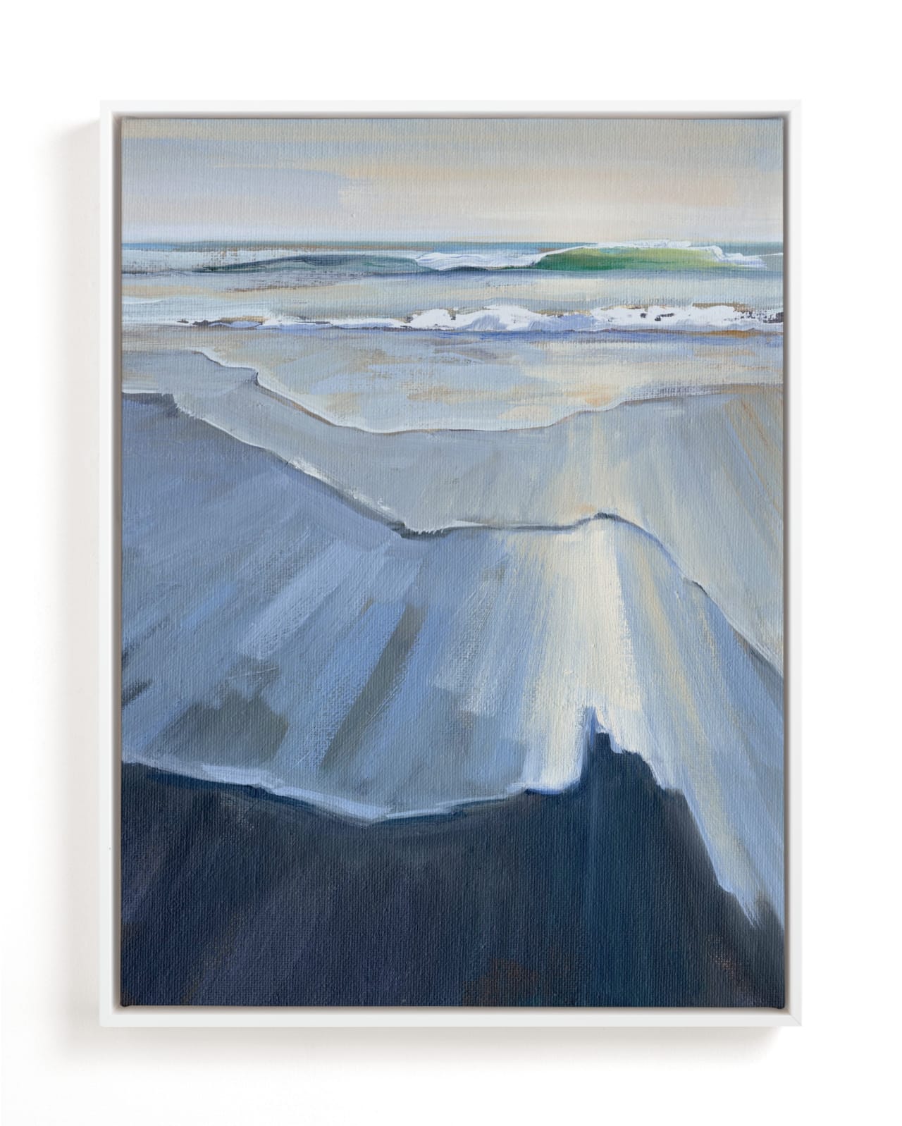 "Silver Plated Tide" - Limited Edition Art Print by Khara Ledonne in beautiful frame options and a variety of sizes.