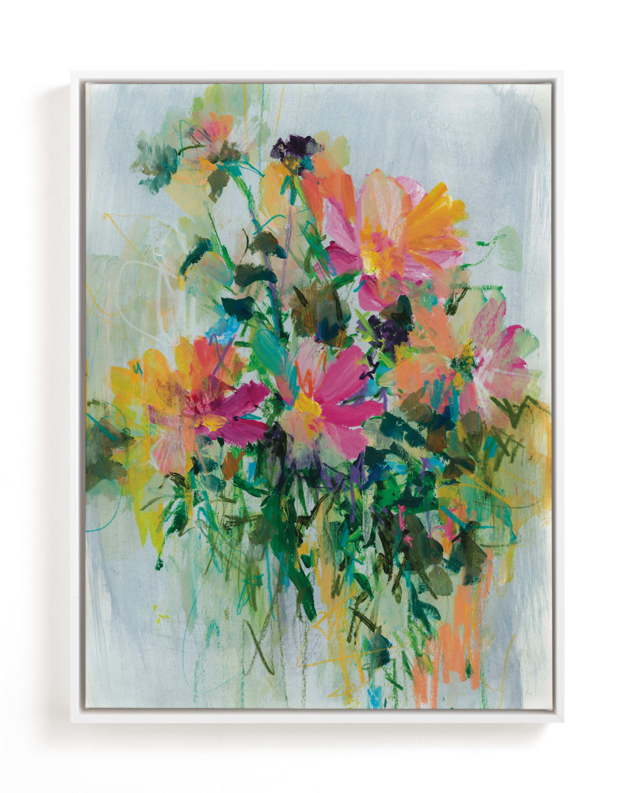 "Flowering" - Limited Edition Art Print by Sonal Nathwani in beautiful frame options and a variety of sizes.