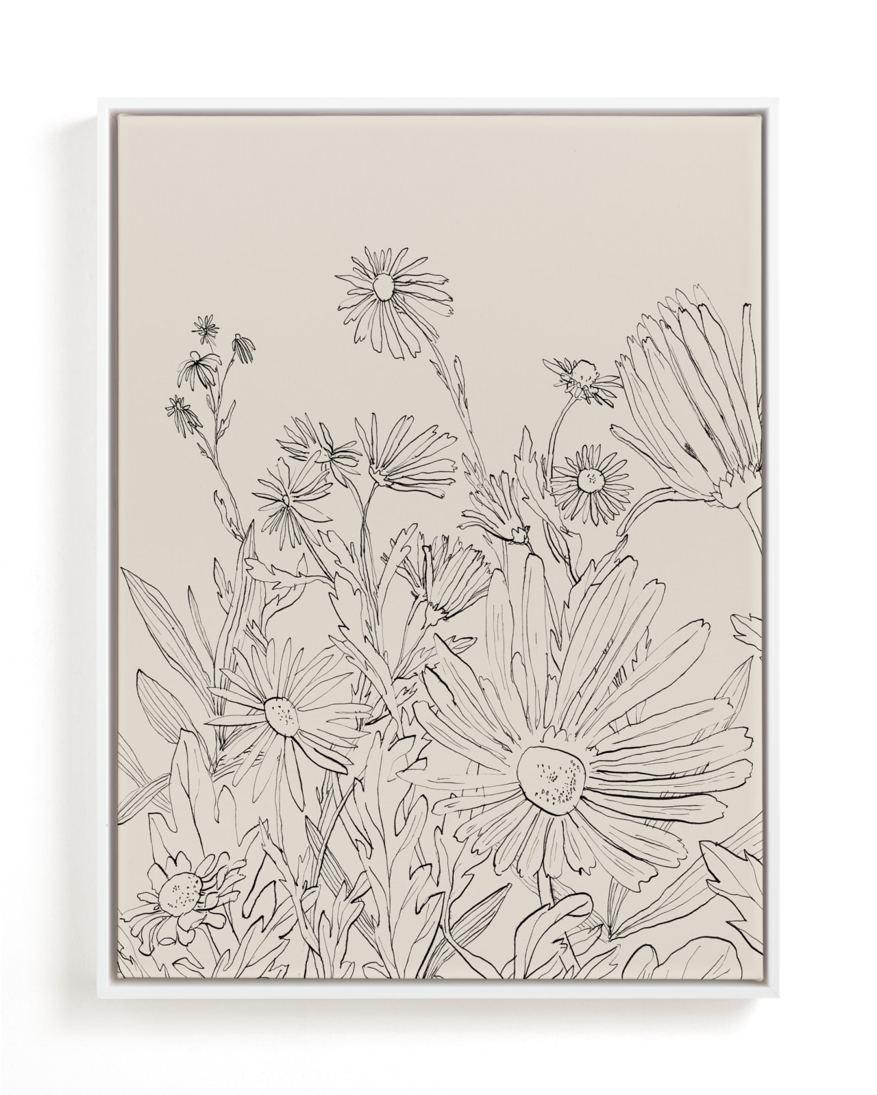 "Field of wild flowers I" - Limited Edition Art Print by Catilustre in beautiful frame options and a variety of sizes.