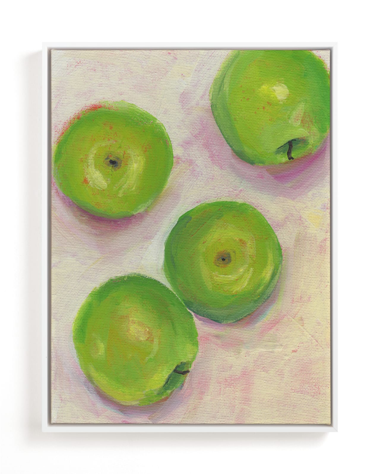 "Green Apples" - Limited Edition Art Print by Lindsay Megahed in beautiful frame options and a variety of sizes.