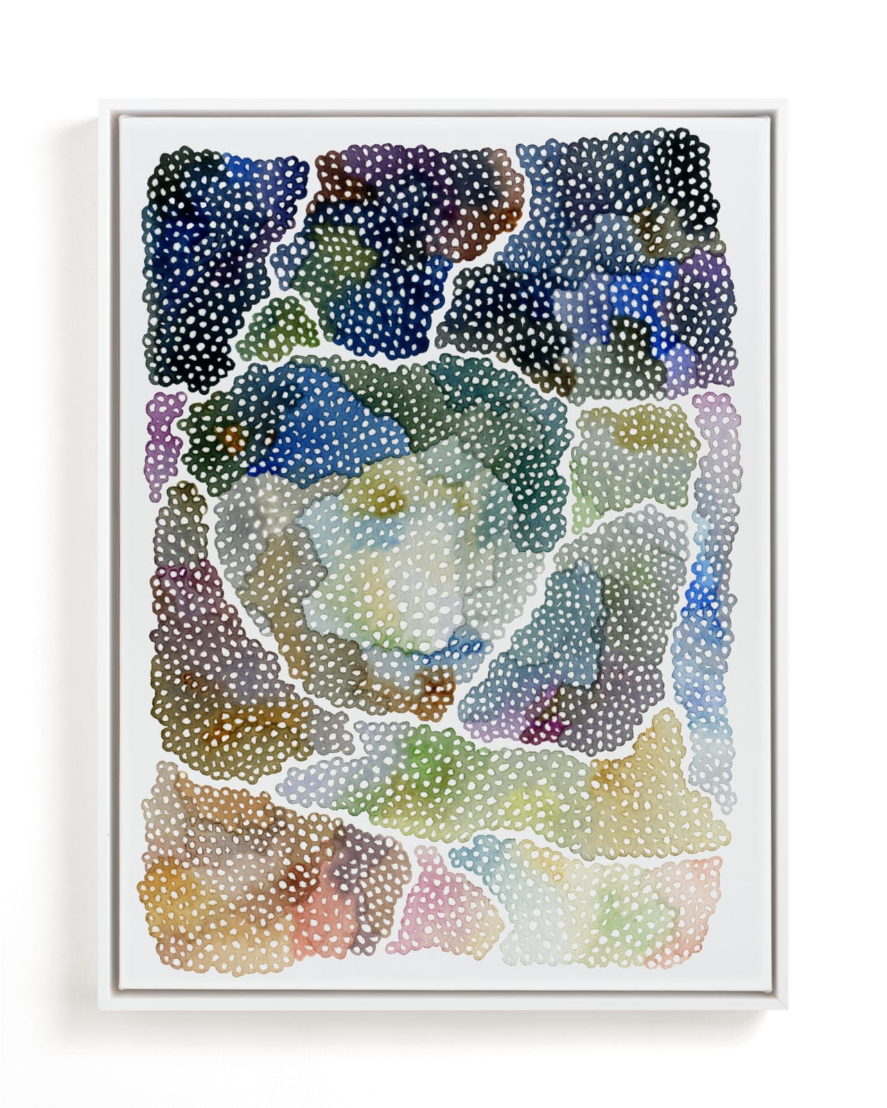 "freckle topography" - Limited Edition Art Print by Kelly Place in beautiful frame options and a variety of sizes.