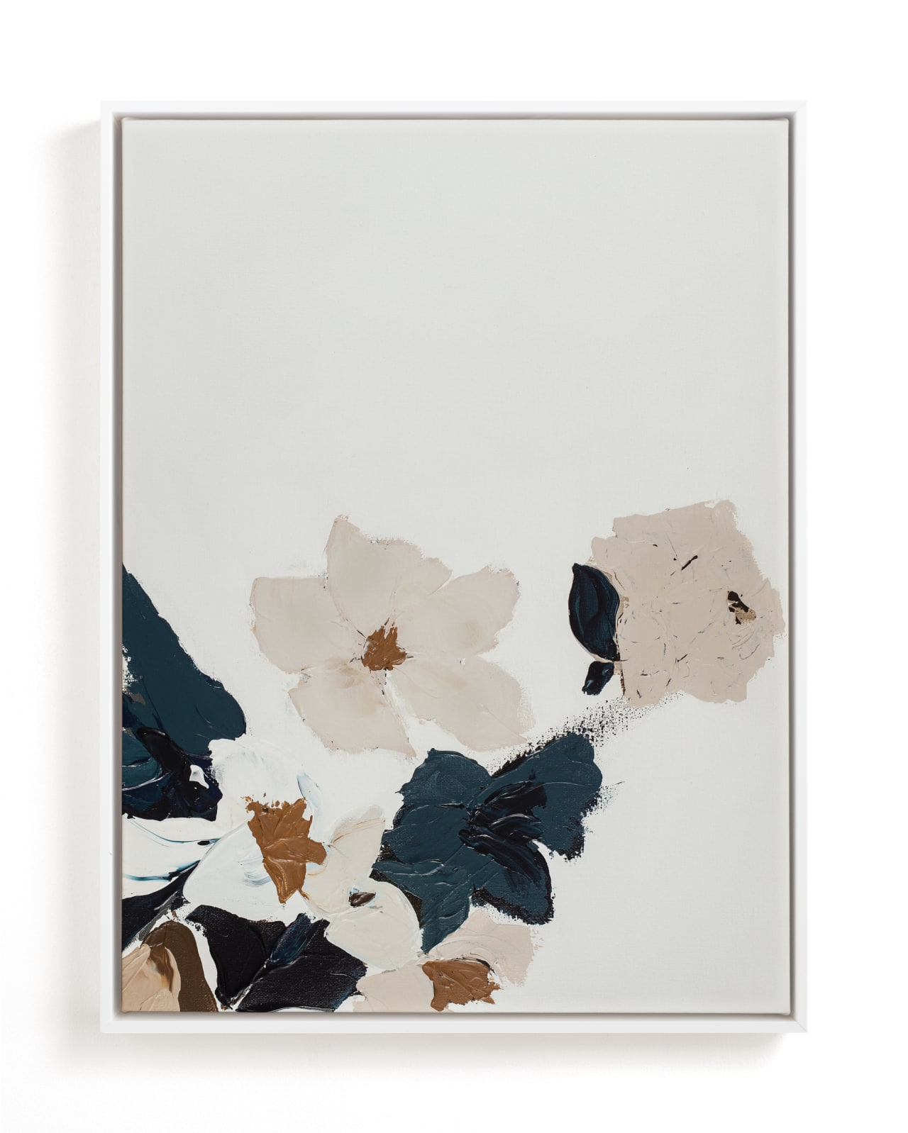 "Abstract Botanical Floral Diptych I" - Limited Edition Art Print by Caryn Owen in beautiful frame options and a variety of sizes.