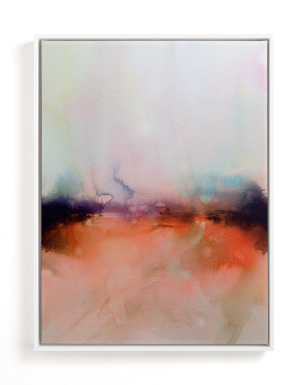 "Abstract Lands Series : Fields 4" - Limited Edition Art Print by Marta Spendowska in beautiful frame options and a variety of sizes.