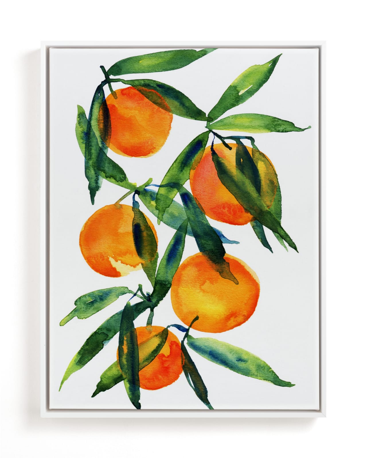 "Tangerine" - Limited Edition Art Print by Alexandra Dzh in beautiful frame options and a variety of sizes.