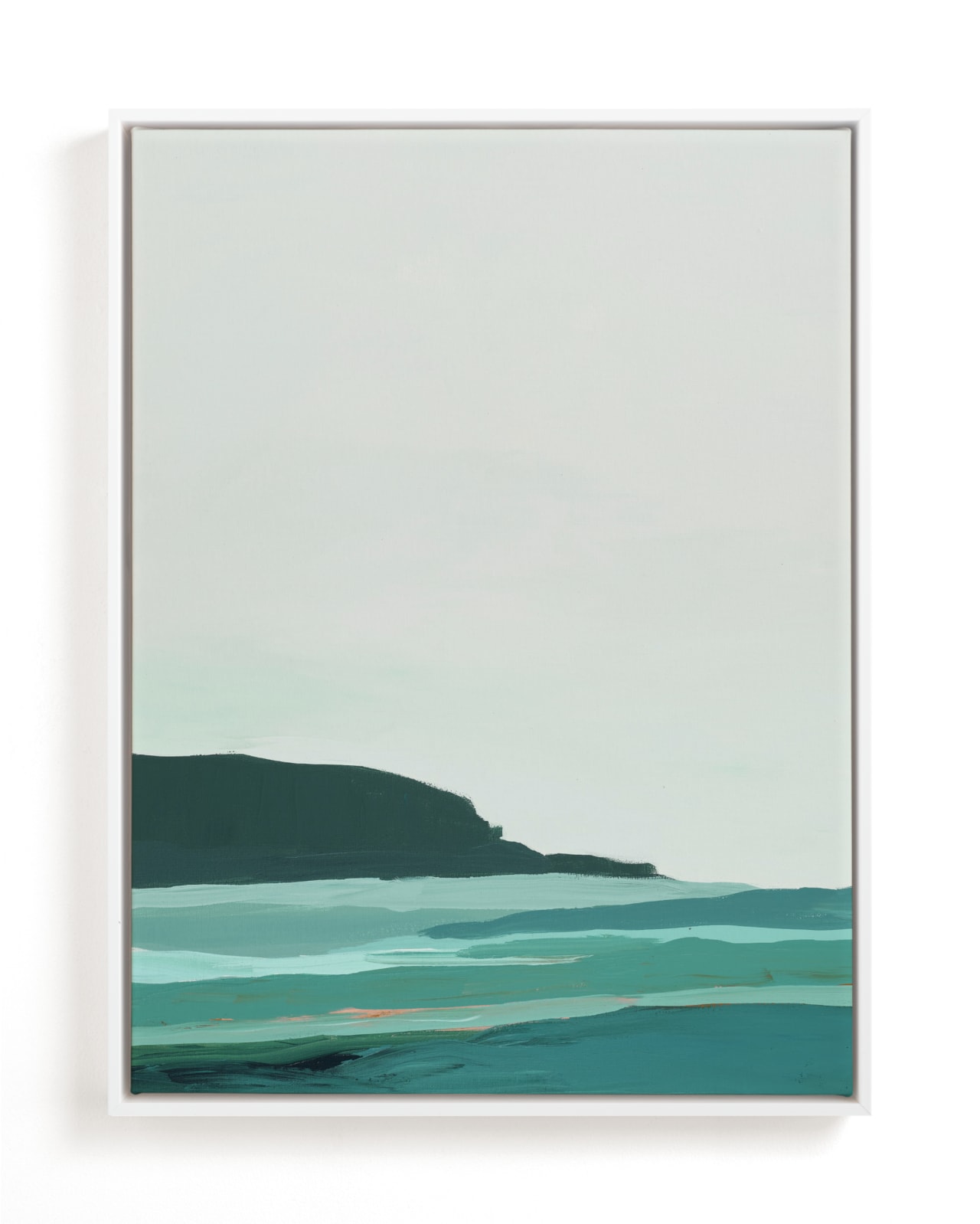 "Abstract Pacific Seascape Diptych 2" - Limited Edition Art Print by Caryn Owen in beautiful frame options and a variety of sizes.