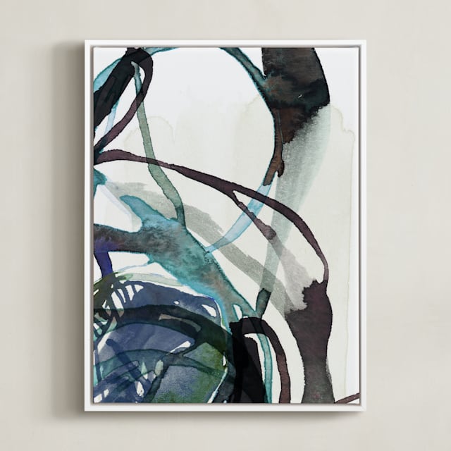 "cera no 1" - Art Print in Ink by Kelly Ventura - Framed Canvas