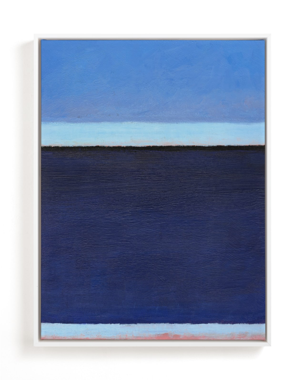 "Deep Blue Bay" - Limited Edition Art Print by Carol C. Young in beautiful frame options and a variety of sizes.