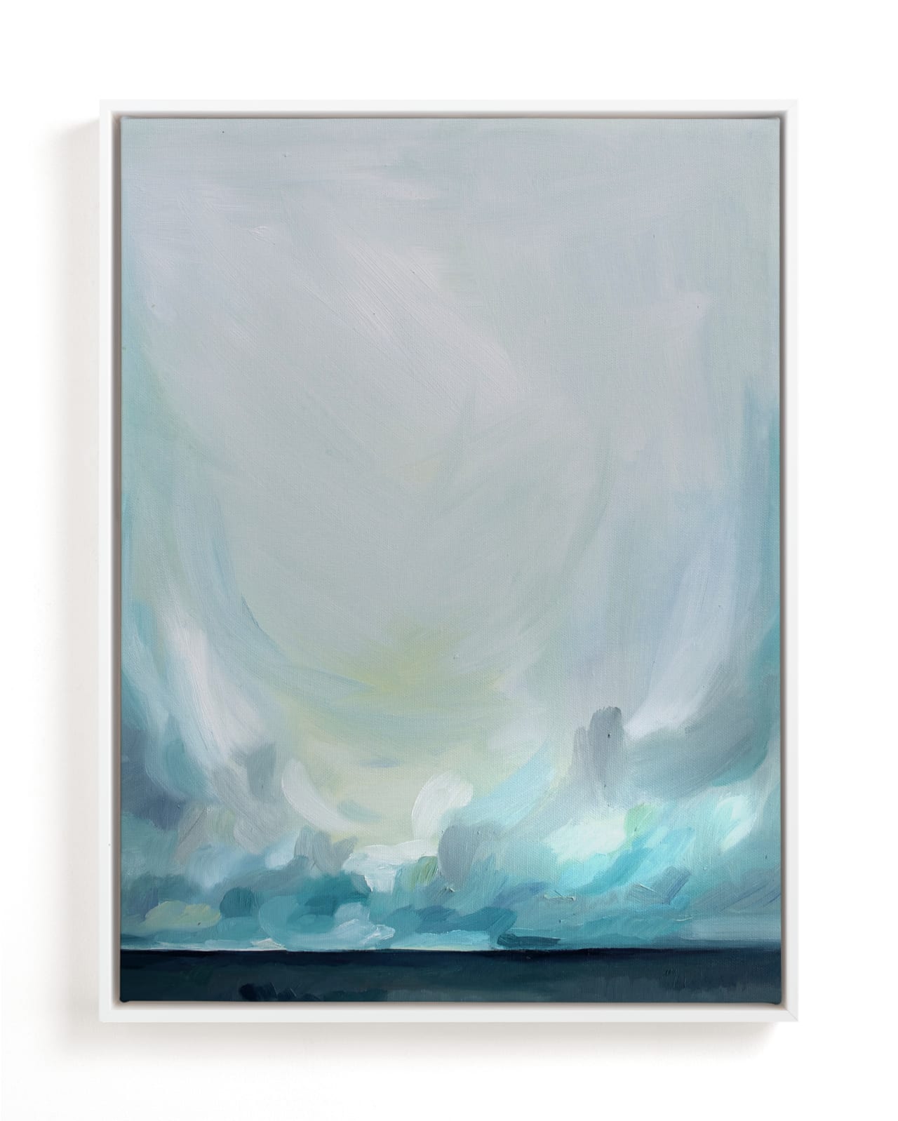 "Teal Winds" - Open Edition Fine Art Print by Emily Jeffords in beautiful frame options and a variety of sizes.