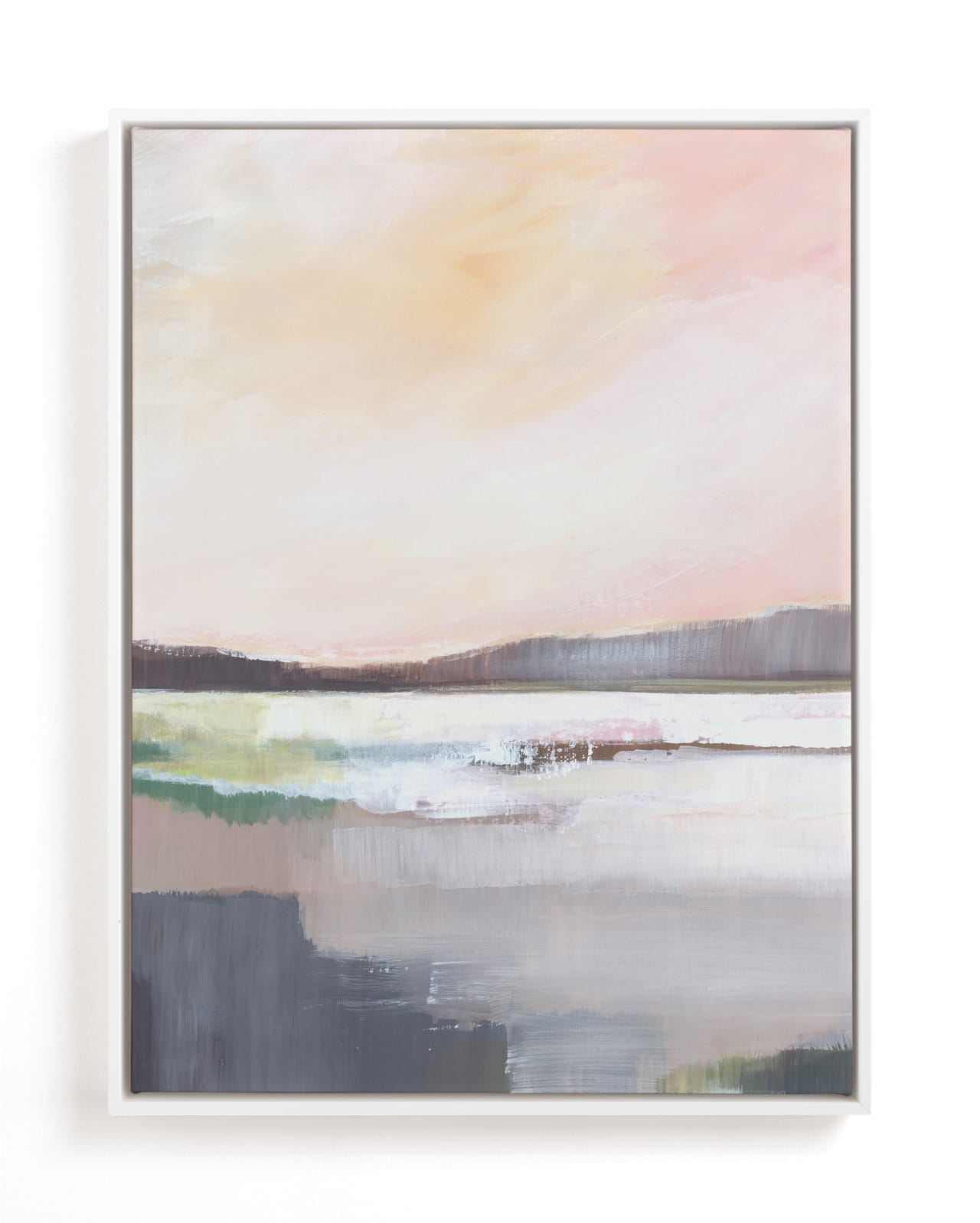 "Sunrise In White" - Open Edition Fine Art Print by AlisonJerry in beautiful frame options and a variety of sizes.