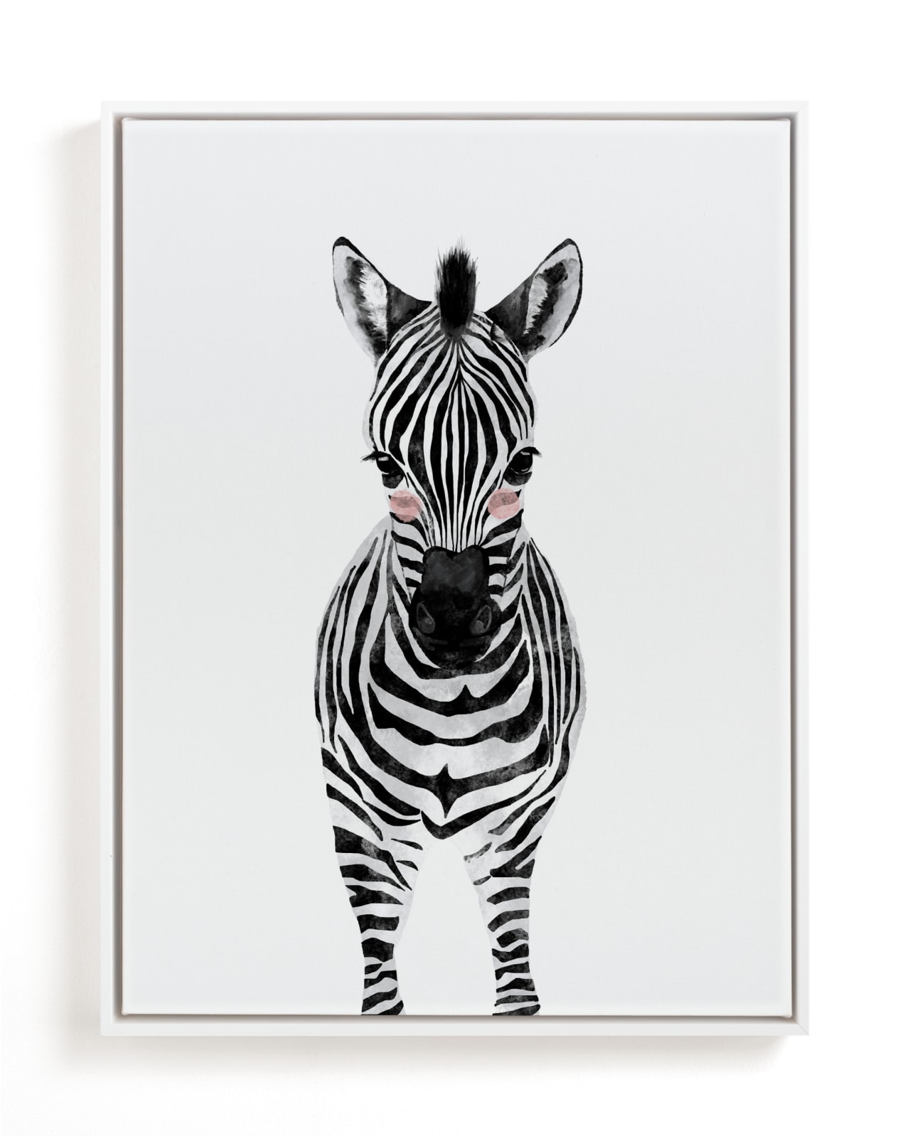 "baby animal.zebra" - Limited Edition Art Print by Cass Loh in beautiful frame options and a variety of sizes.