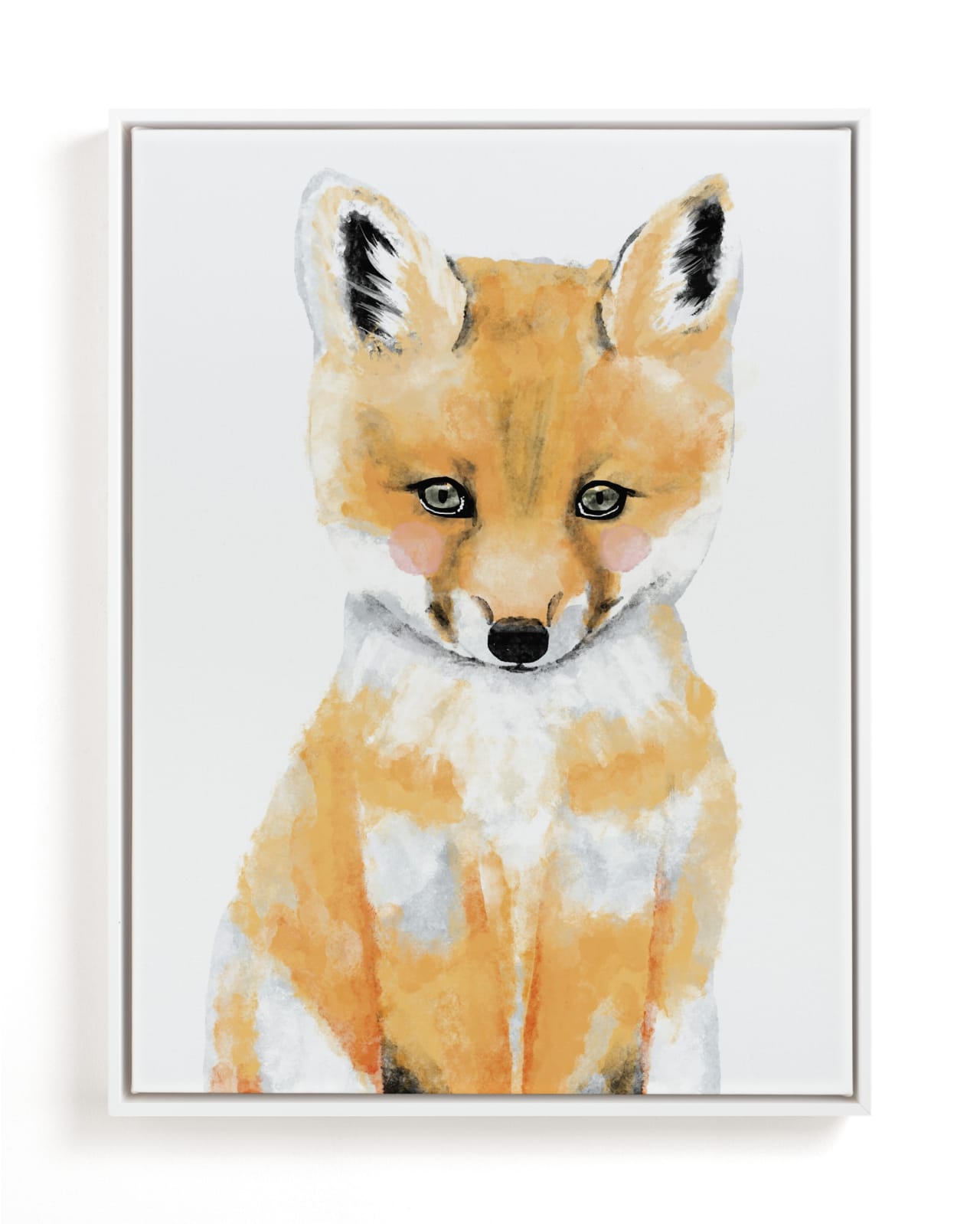 "Baby Animal.Fox" - Limited Edition Art Print by Cass Loh in beautiful frame options and a variety of sizes.