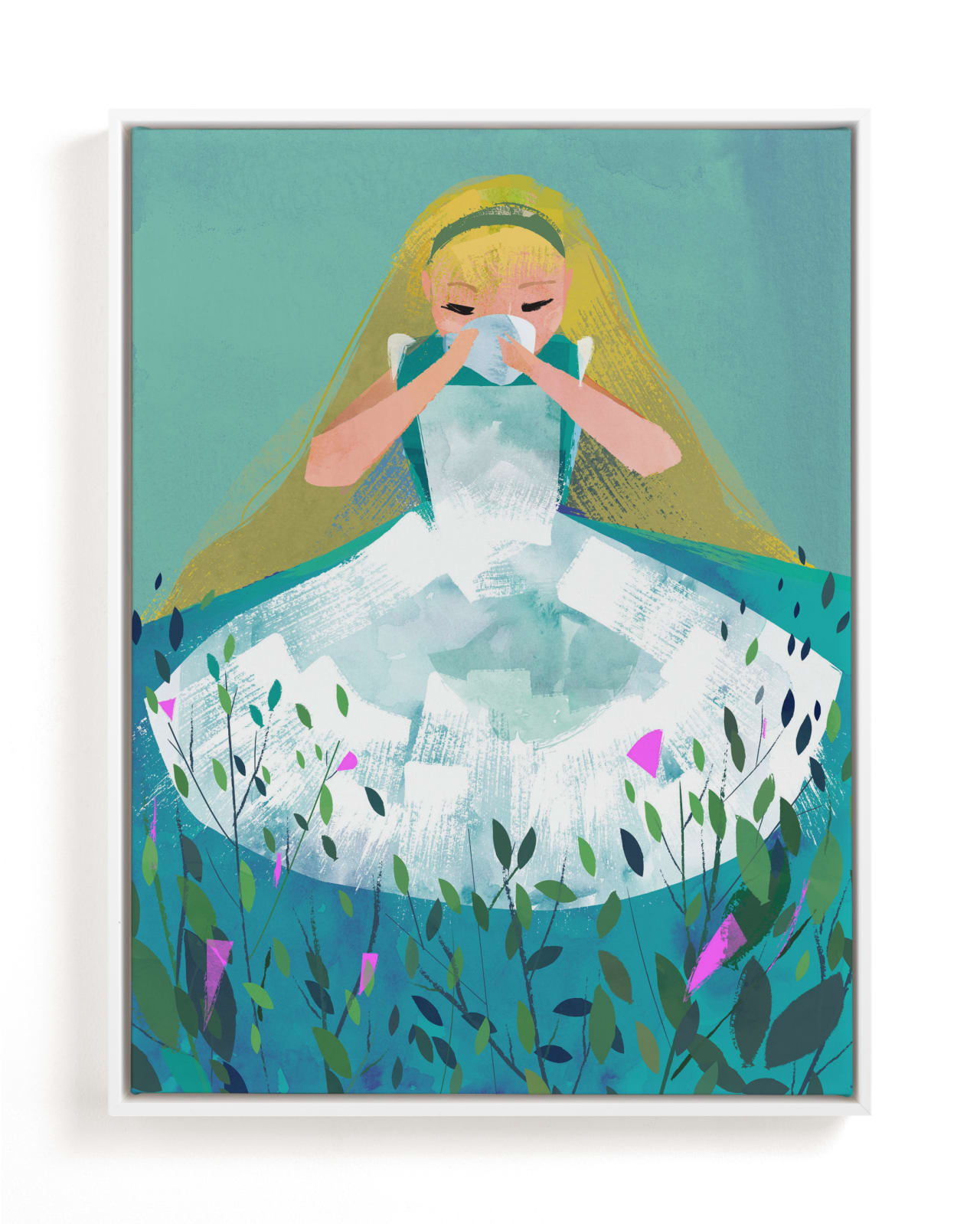 "Alice" - Limited Edition Art Print by Lori Wemple in beautiful frame options and a variety of sizes.